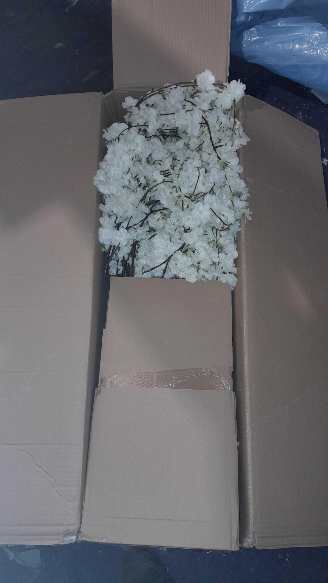 RRP £450 Lot To Contain X3 1.7 Led Pre Lit Cherry Blossom White Flowers - Image 2 of 3