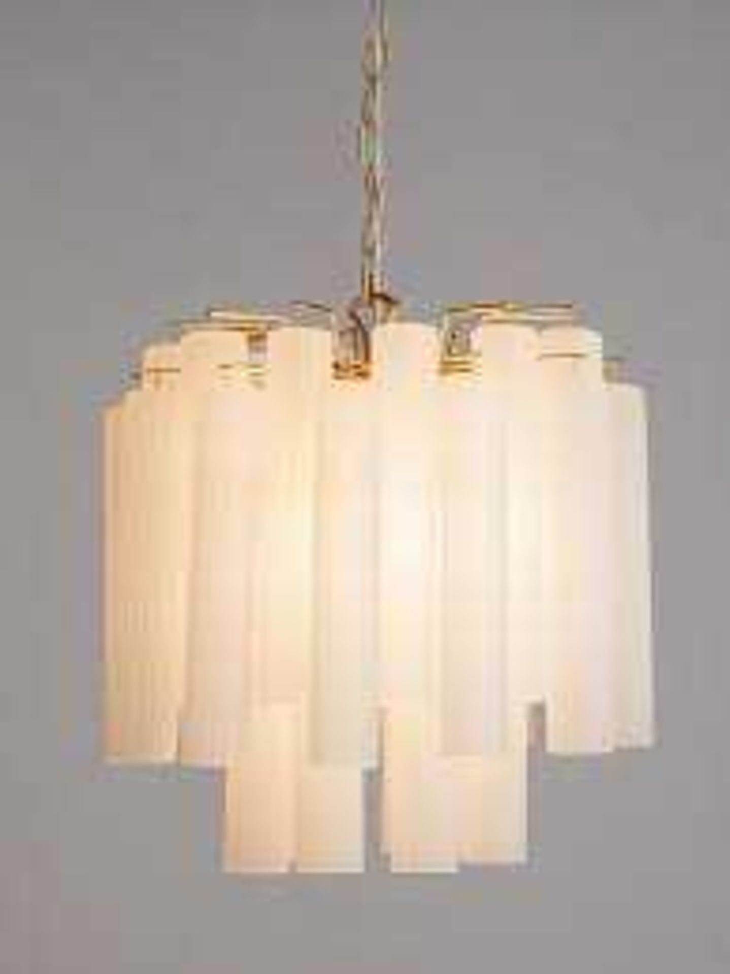 RRP £325 Lot To Contain John Lewis Helix Chandelier Ceiling Light