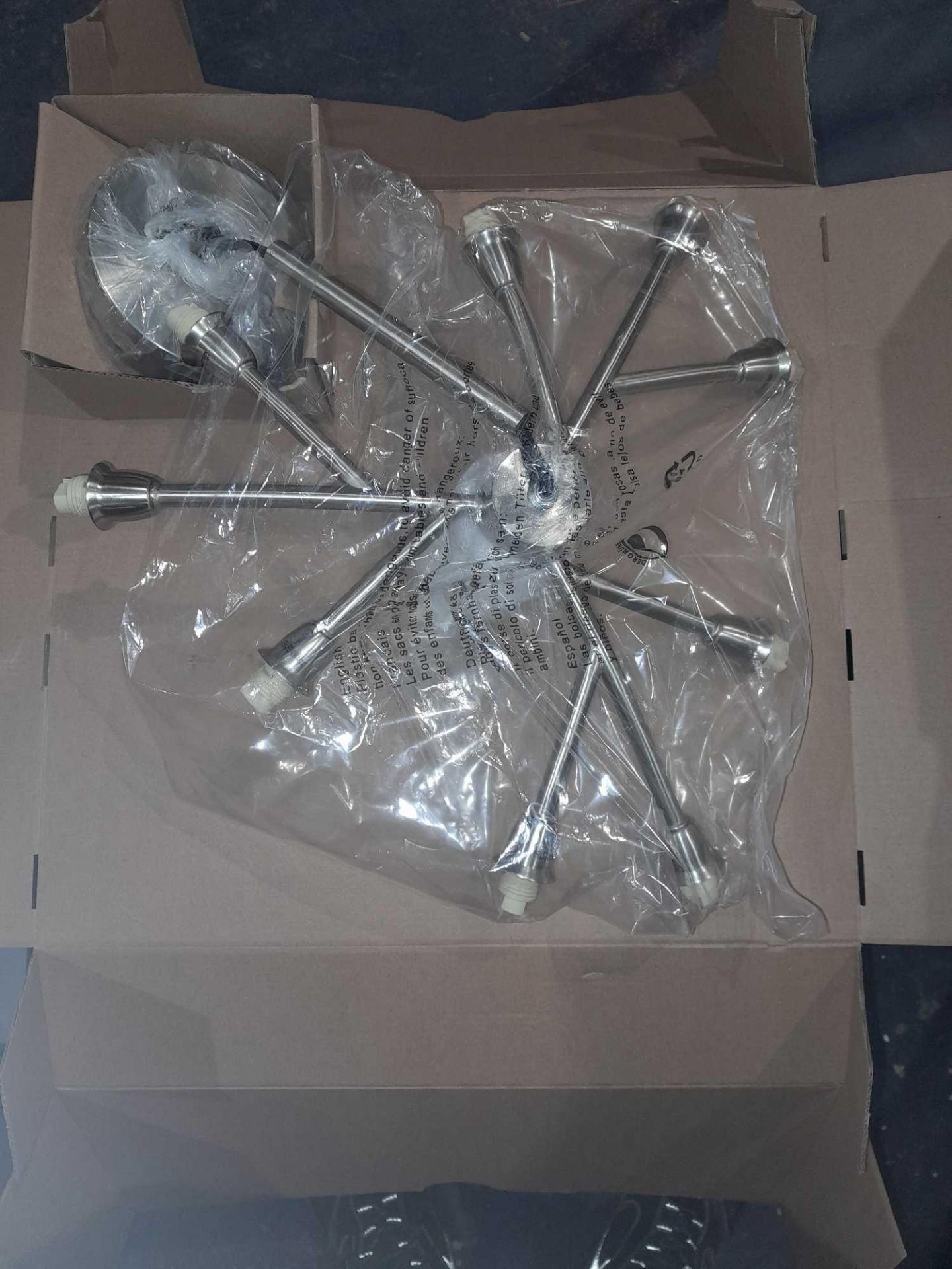 RRP £225 Lot To Contain A Boxed Huxley 9 Light Semi Flush Ceiling Light (Used) - Image 2 of 4