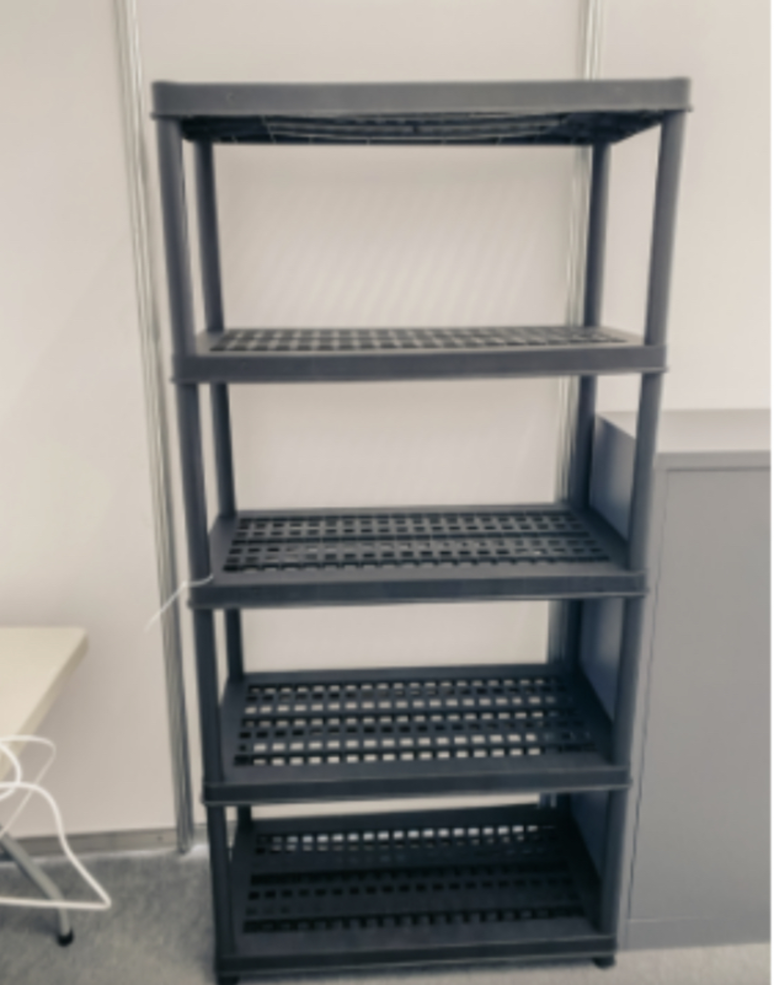 RRP £130 Lot To Contain 2X Boxed Plastic Shelving (Condition Reports Available On Request)( Pictures