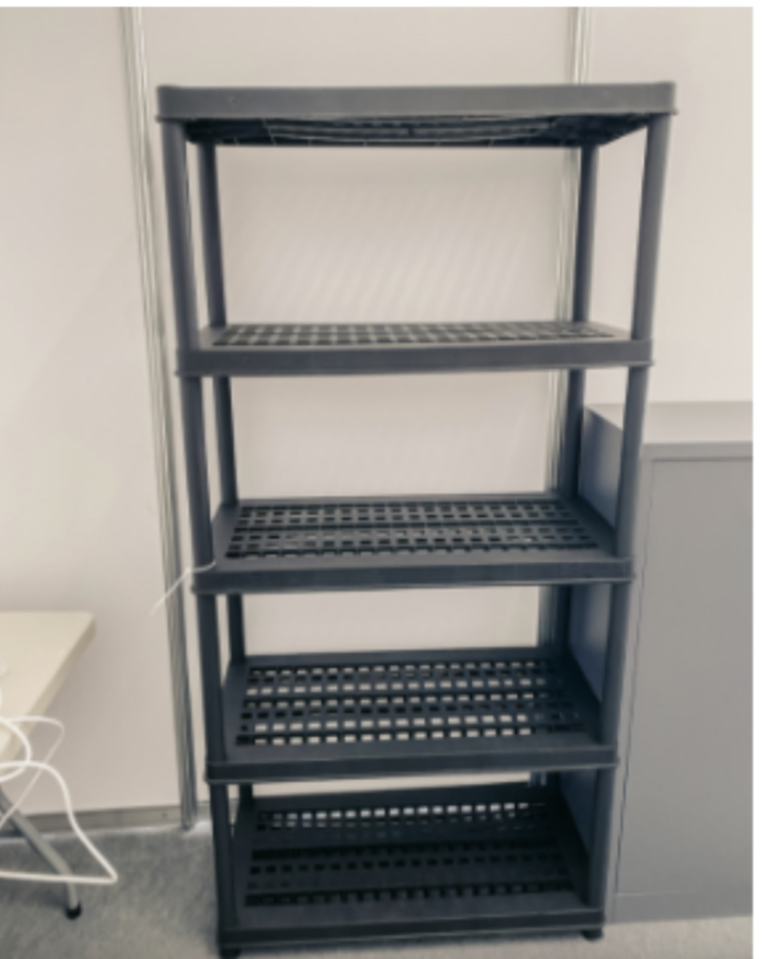 RRP £130 Lot To Contain 2X Boxed Plastic Shelving (Condition Reports Available On Request)( Pictures
