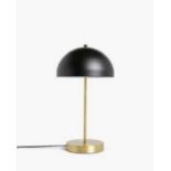 RRP £135 Lot To Contain X2 John Lewis Items Including - Boxed Dome Table Lamp, Round Led Flush Ceil