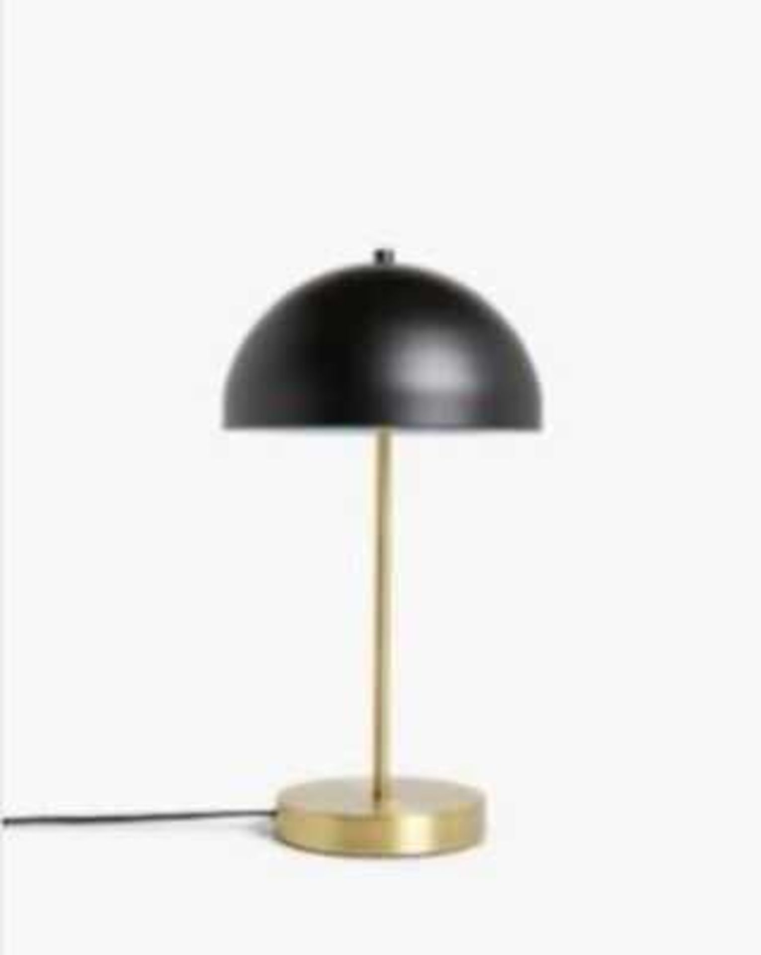RRP £135 Lot To Contain X2 John Lewis Items Including - Boxed Dome Table Lamp, Round Led Flush Ceil