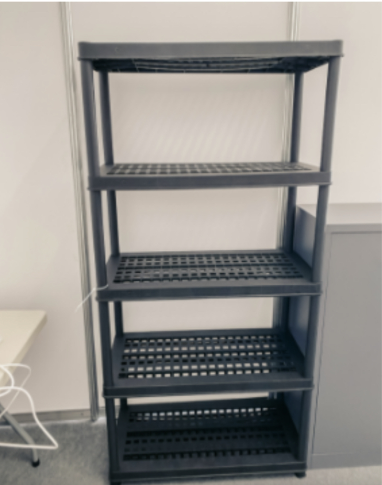 RRP £130 Lot To Contain 2X Boxed Plastic Shelving (Condition Reports Available On Request)( Pictures