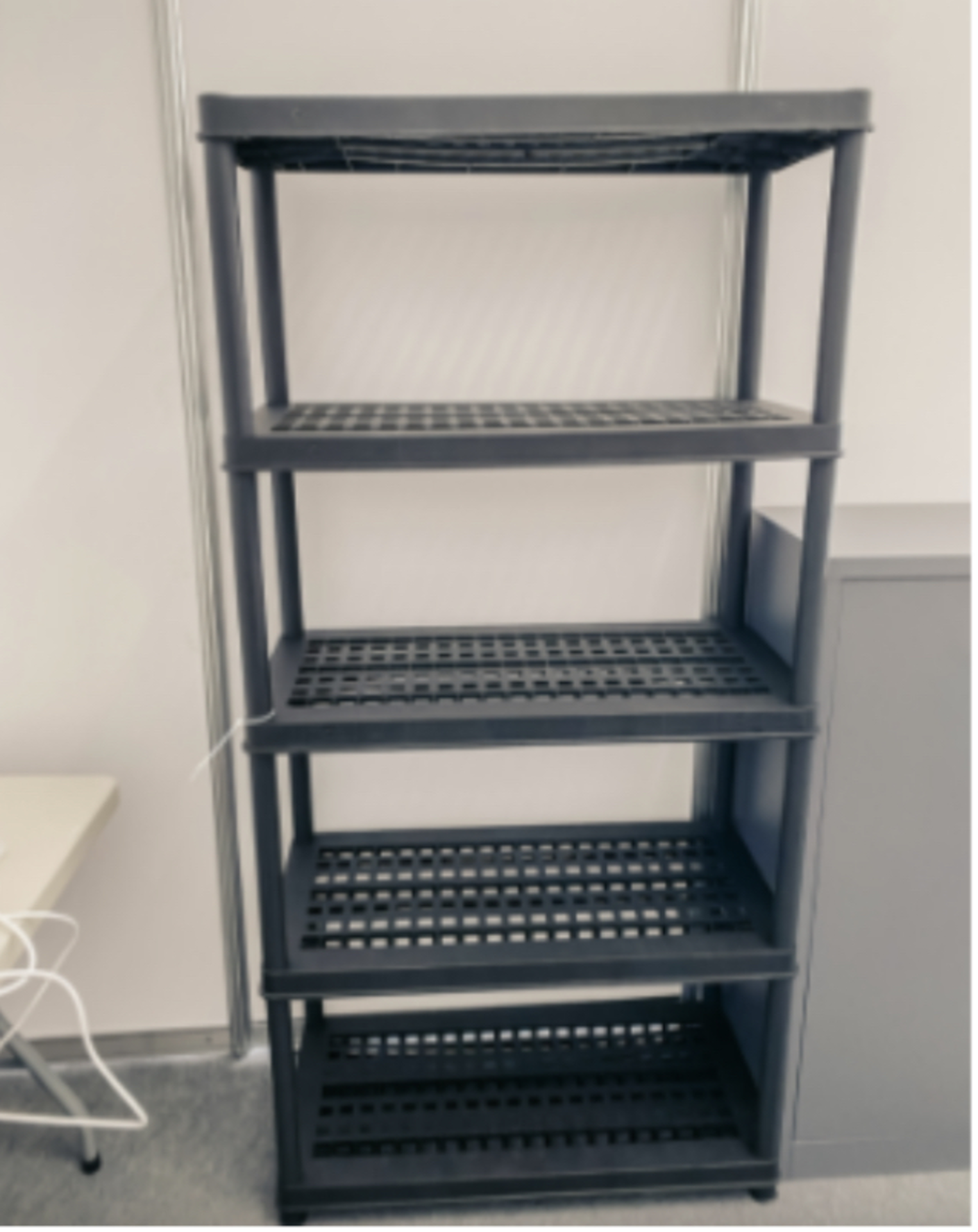 RRP £130 Lot To Contain 2X Boxed Plastic Shelving (Condition Reports Available On Request)( Pictures