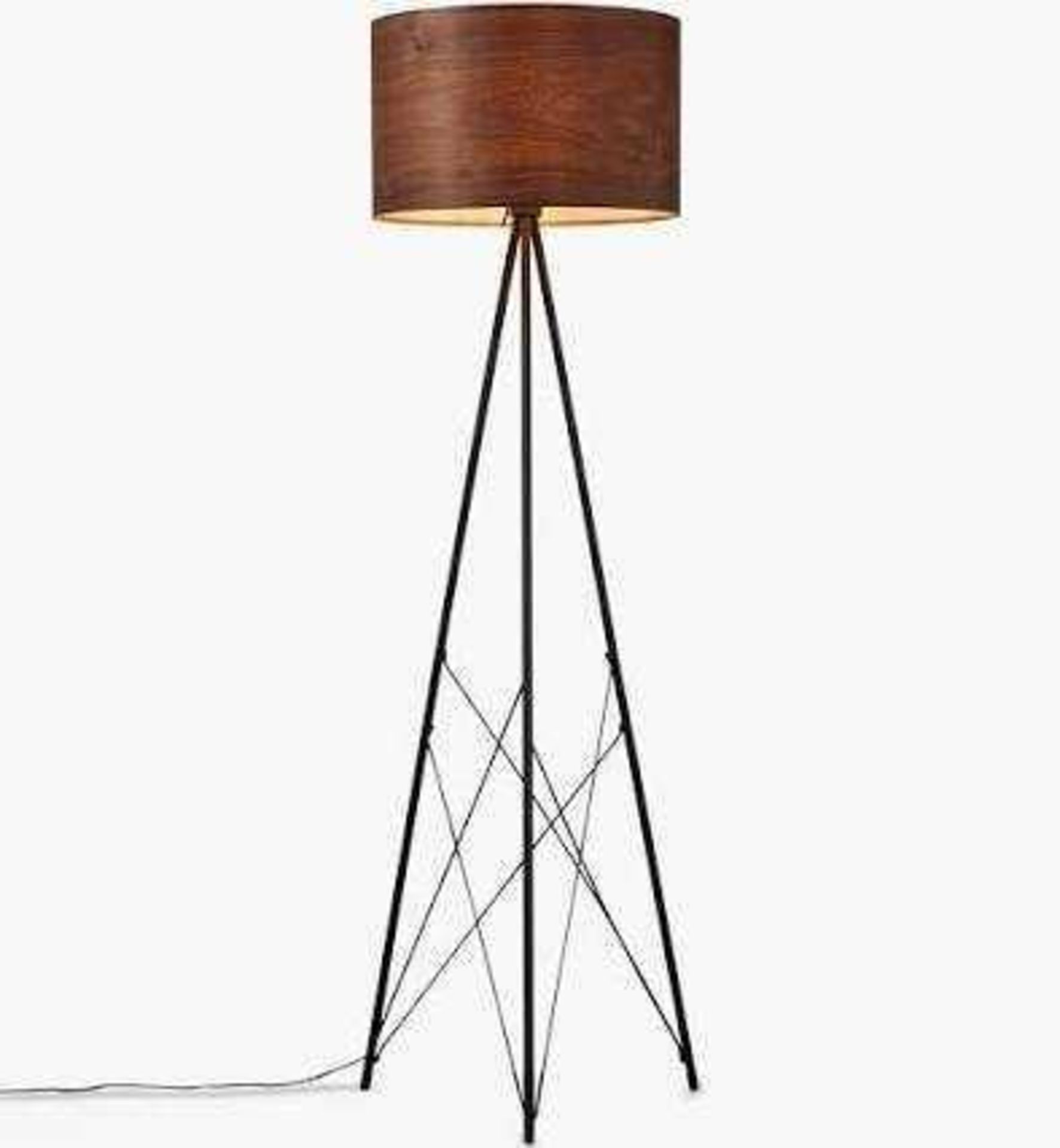 RRP £250 Lot To Contain Boxed Mia Floor Lamp John Lewis