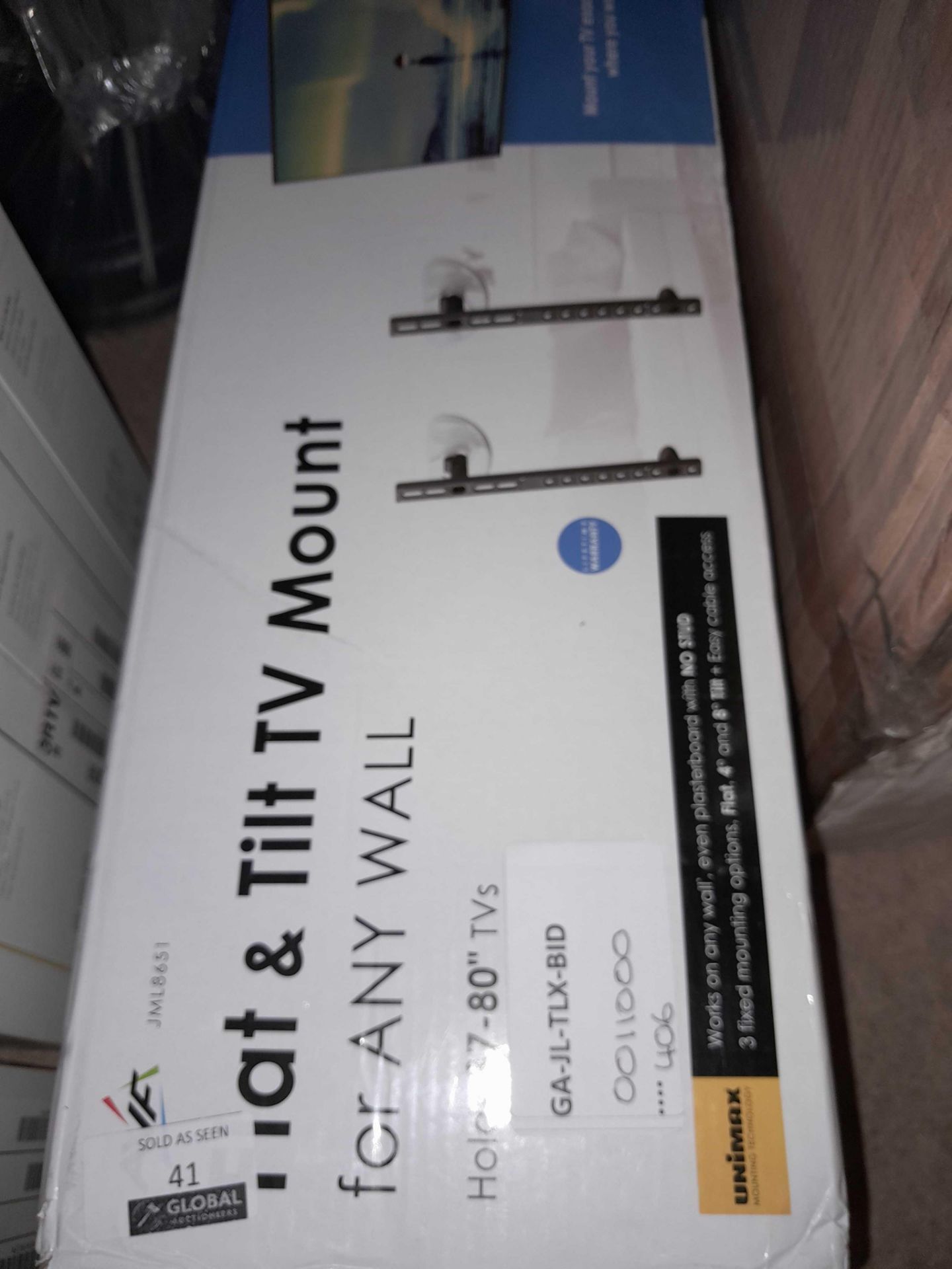 RRP £160 X1 Avf Flat & Tilt Tv Mount, X1 Avf Replacement Tv Base - Image 2 of 3