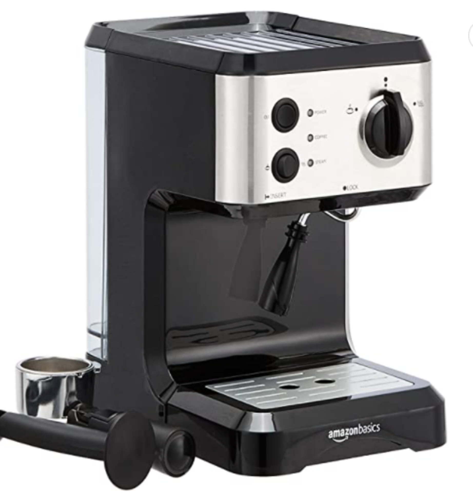 RRP £140 X2 Amazon Basics Espresso Coffee Machine - Image 3 of 3