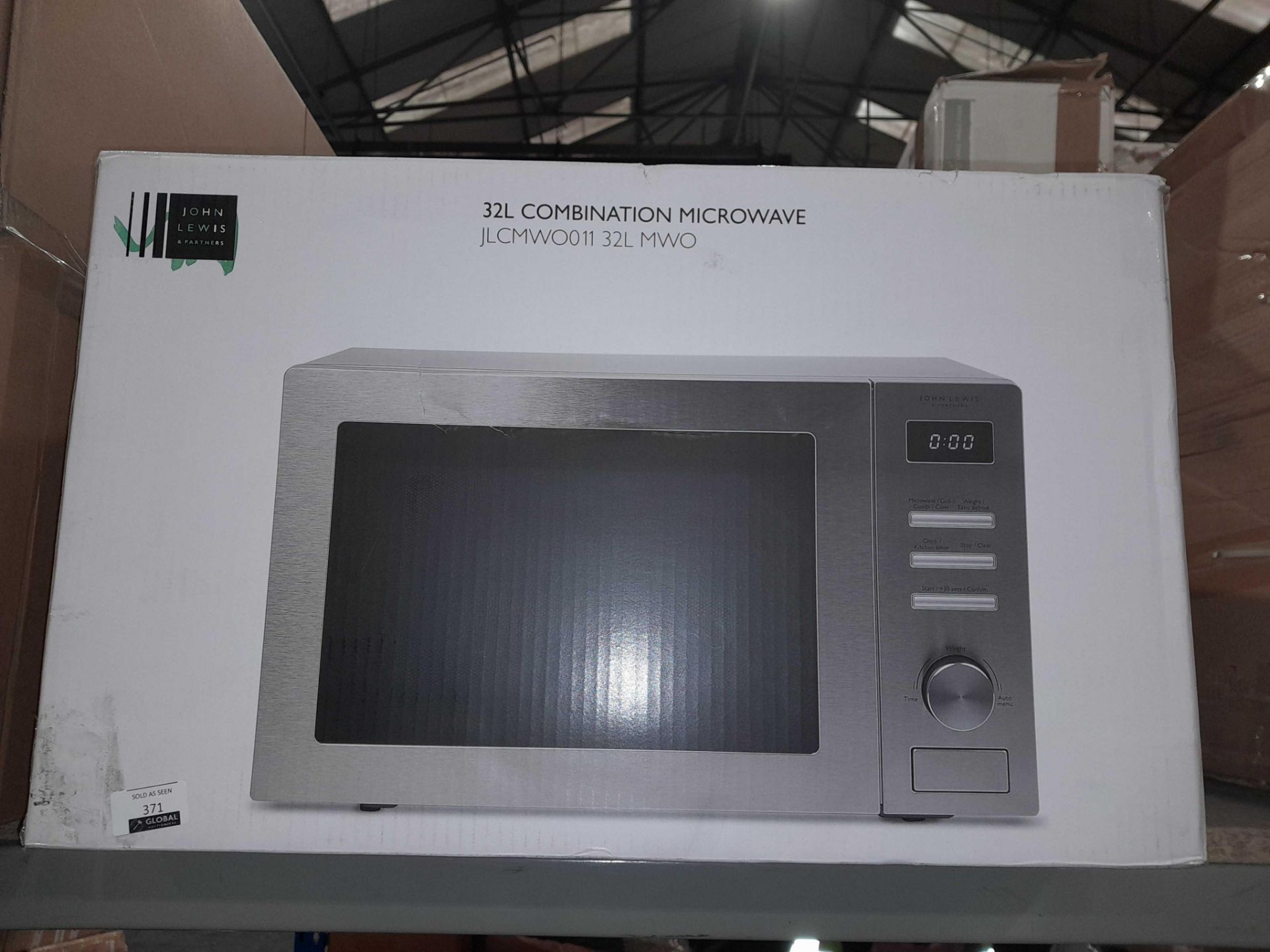 RRP £150 A Boxed John Lewis 32L Combination Microwave - Image 2 of 2