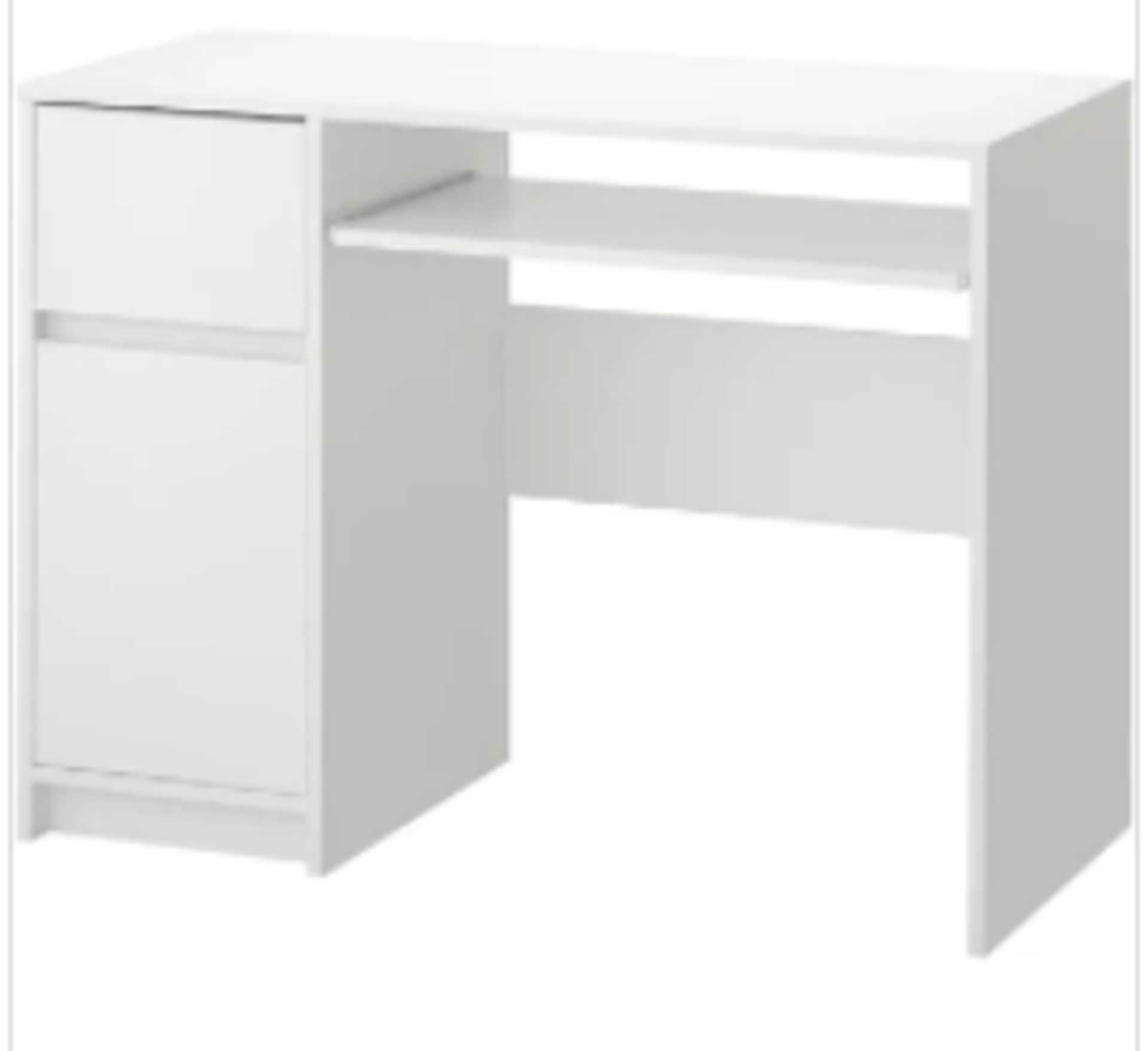 RRP £300 Lot To Contain 4x Tall White Desks (Pictures Are For Illustration Purposes Only)