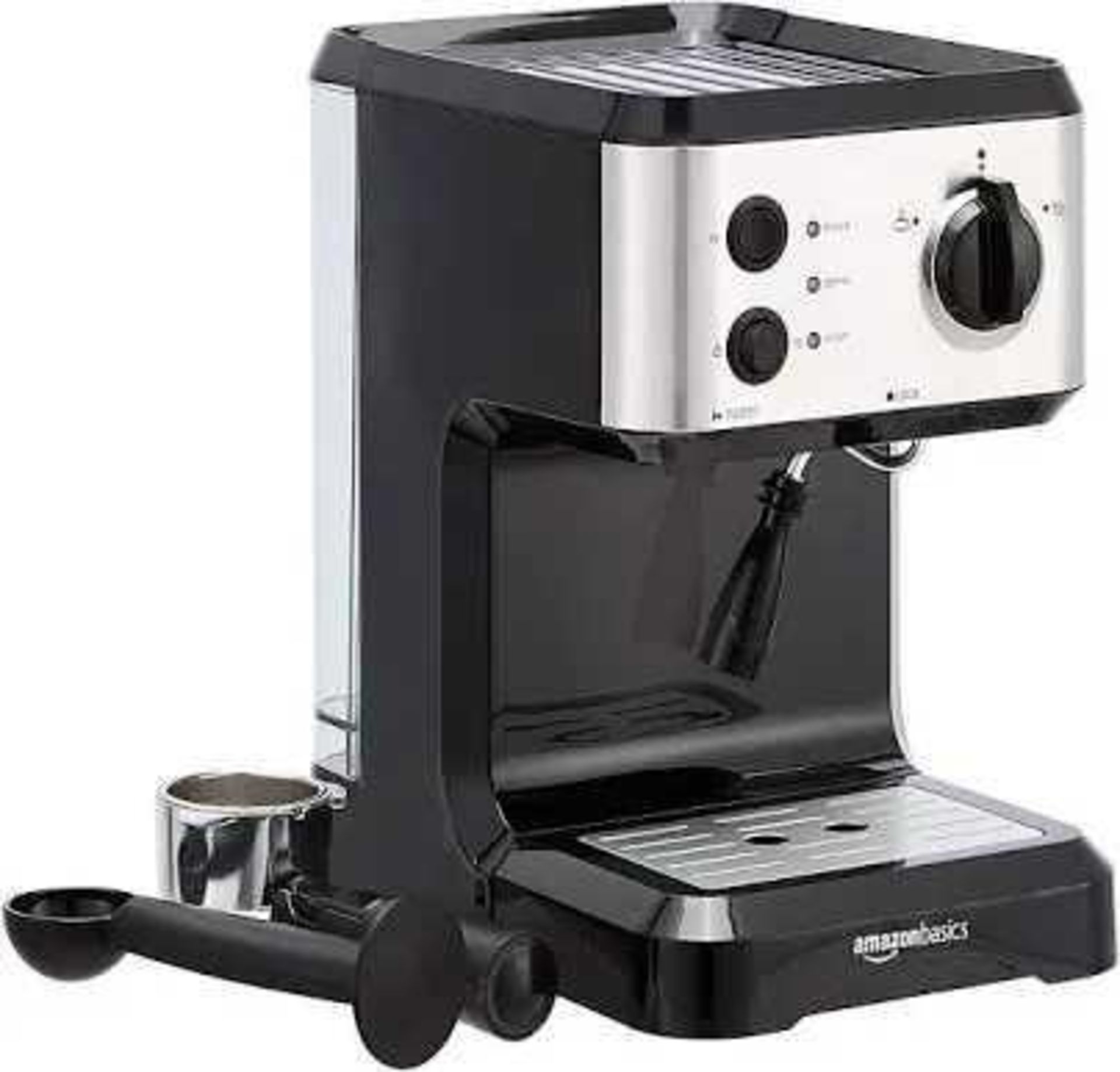 RRP £140 Lot To Contain 2X Brand New Boxed Amazon Basics Espresso Coffee Machines