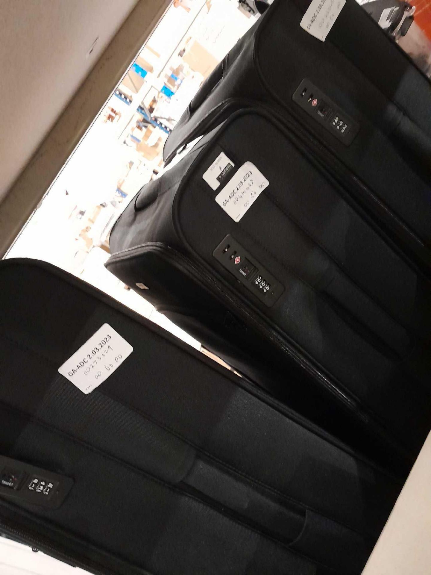 RRP £160 Lot To Contain 3X Black John Lewis Suitcases - Image 2 of 2