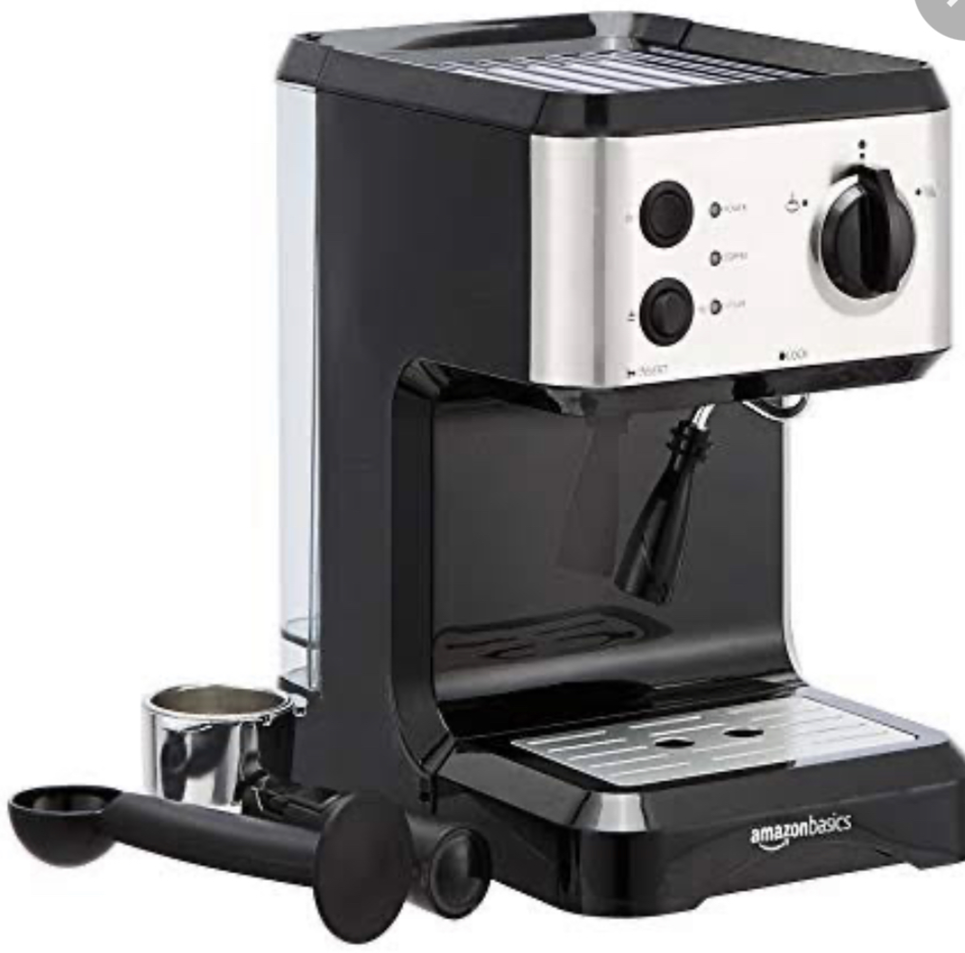 RRP £140 Lot To Contain 2X Brand New Boxed Amazon Basics Espresso Coffee Machines