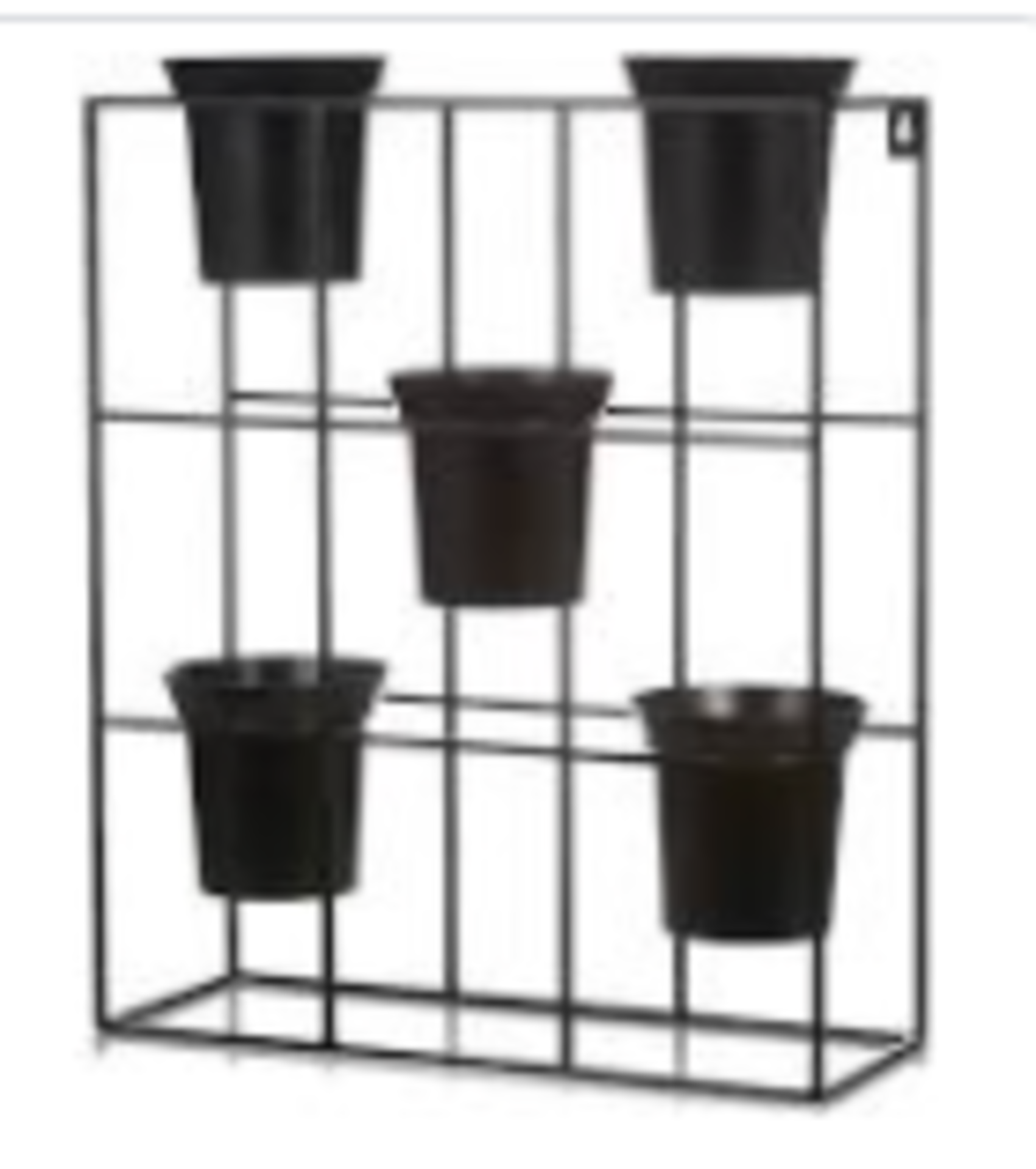 RRP £80 - 1 My Garden 5 Pot Wall Planter (Including Pots) (Condition Reports Available On Request)(