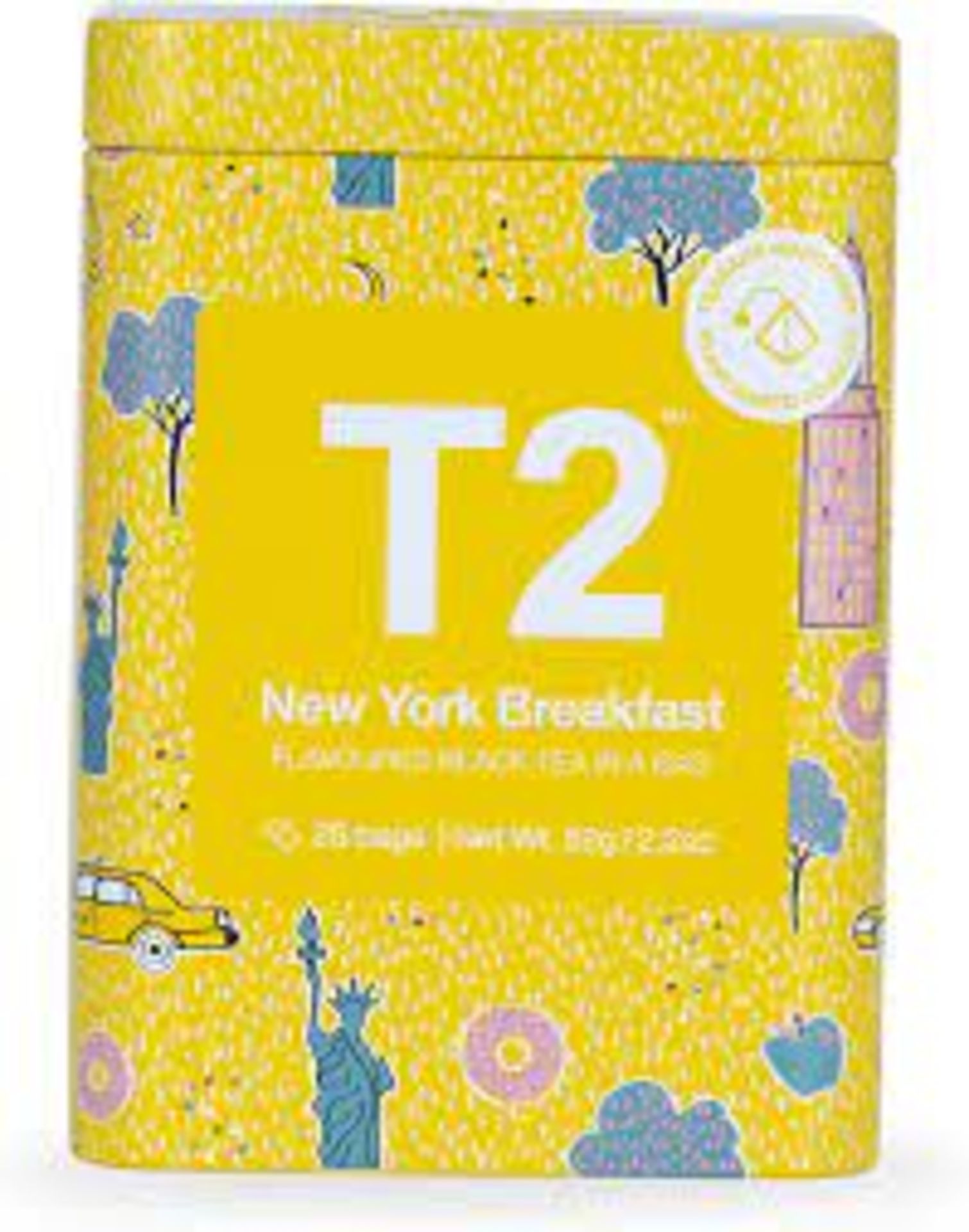 RRP £977 (Approx. Count 74) spW37c7810e (1) 36 x T2 Tea - New York Breakfast Black Tea, Black Tea
