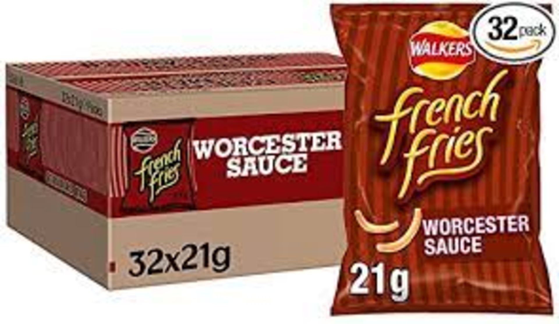 RRP £252 (Approx. Count 16) spW57n5907U (2) 8 x Walkers Crisps French Fries Worcester Sauce