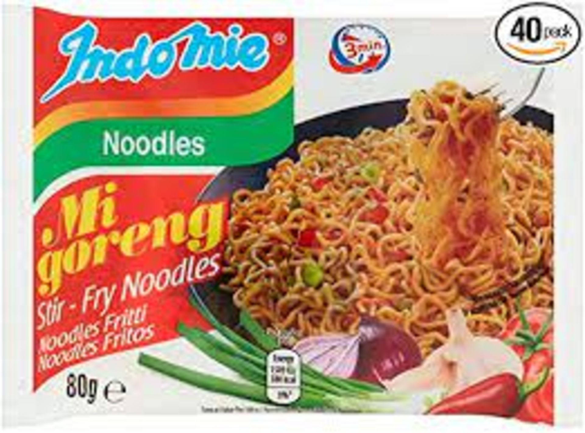 RRP £1334 (Approx count 85) spW55i6149w 68 x Indomie Mi Goreng Fried Instant Noodles, 80g (Pack of