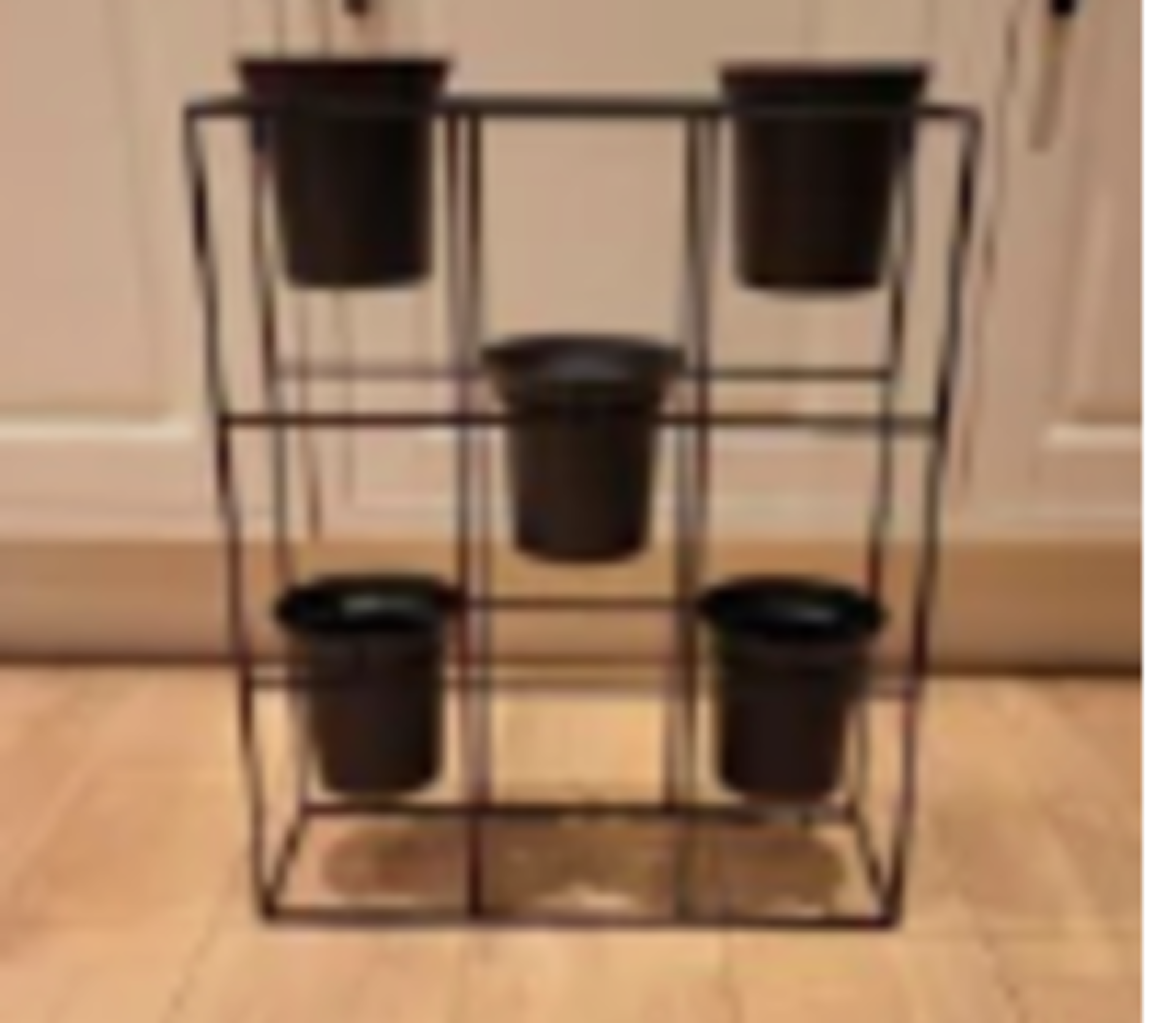 RRP £80 - 1 My Garden 5 Pot Wall Planter (Including Pots) (Condition Reports Available On Request)(