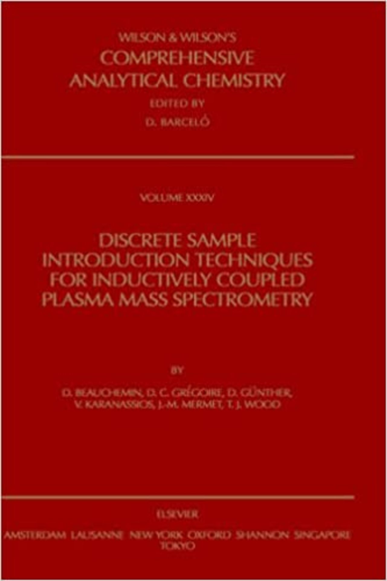 RRP £345 Discrete Sample Introduction Techniques for Inductively Coupled Plasma Mass Spectrometry (
