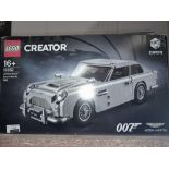 RRP £130 Boxed, Lego Creator James Bond Aston Martin