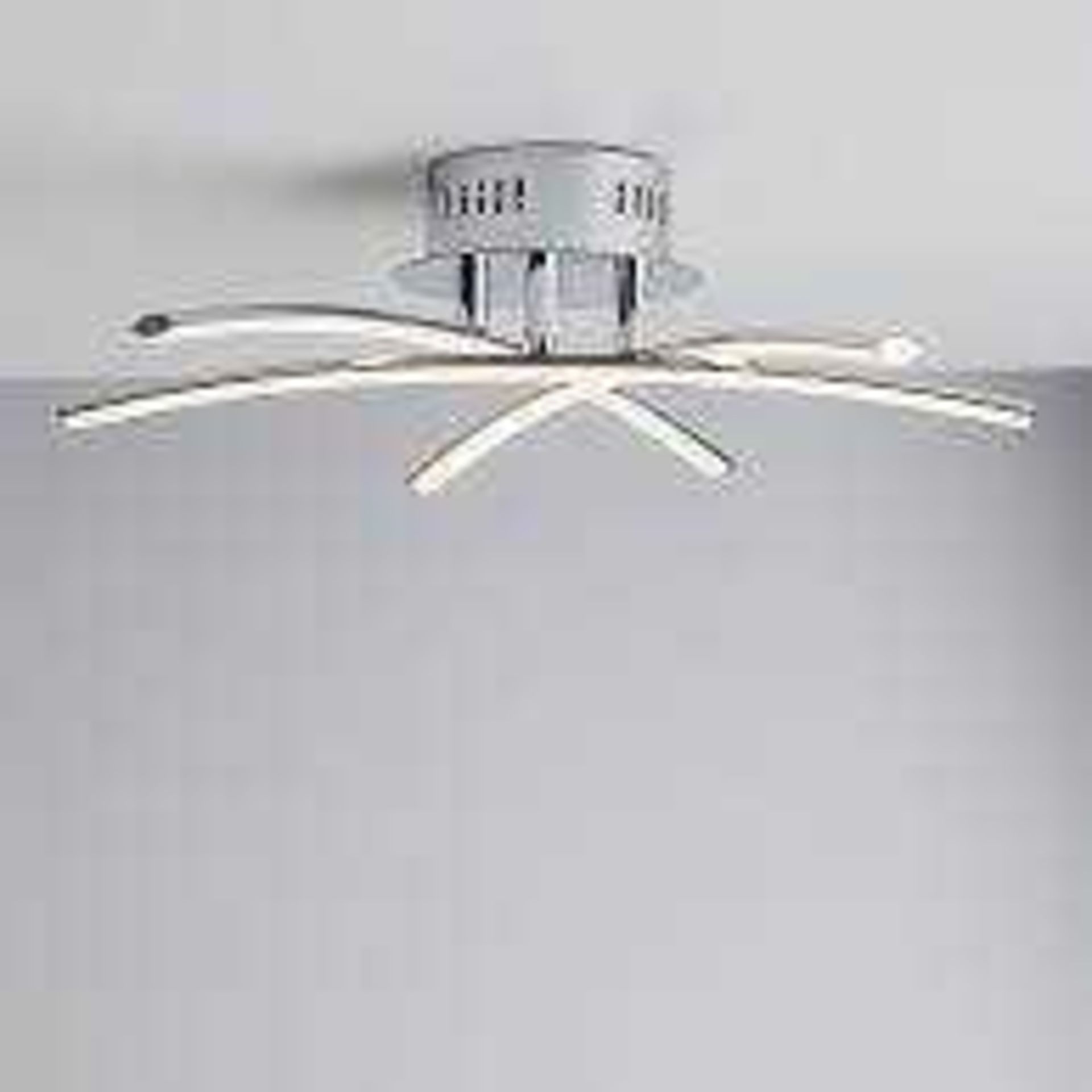 RRP £150 Boxed John Lewis Trinity Led Semi Flush Light