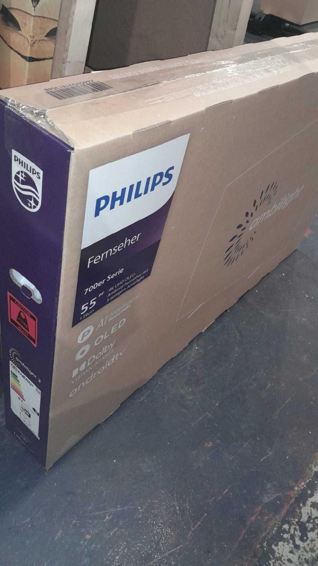 RRP £1100 Brand New Boxed Factory Sealed Phillips 55" Inch Tv - Image 2 of 2