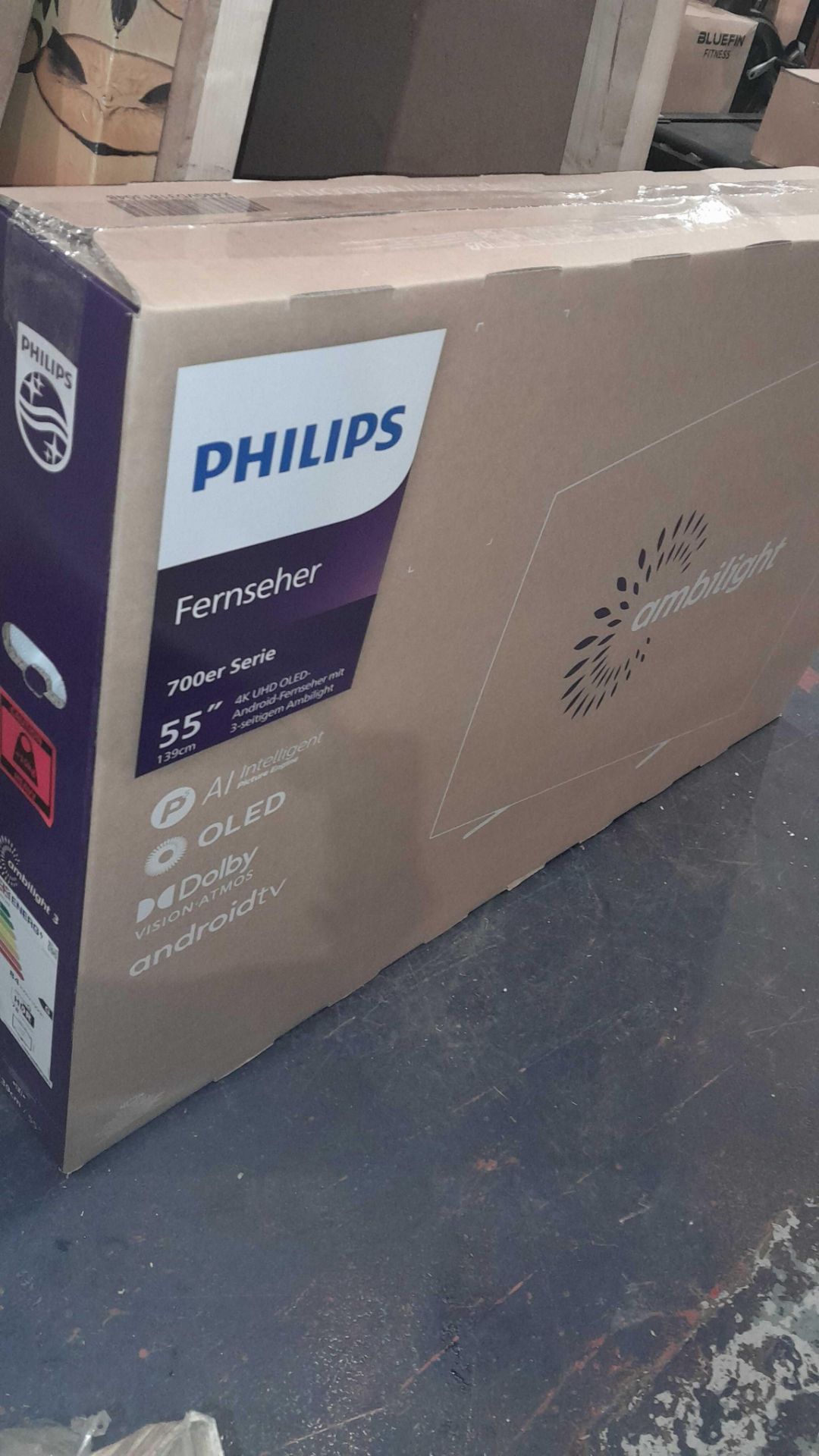 RRP £1100 Brand New Boxed Factory Sealed Phillips 55" Inch Tv - Image 2 of 2