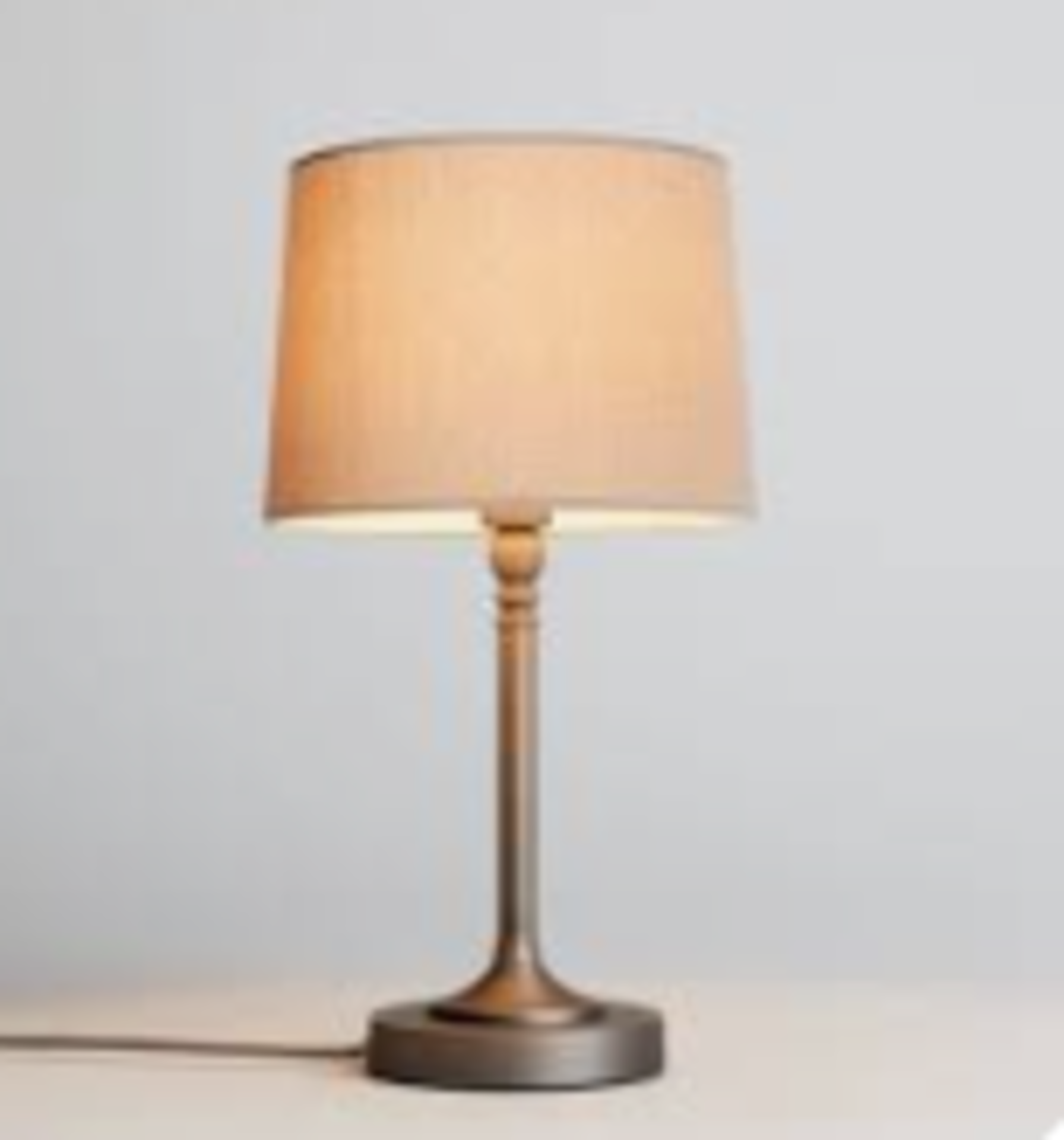 RRP £90 Lot To Contain X2 Items One Included Is A John Lewis Table Lamp