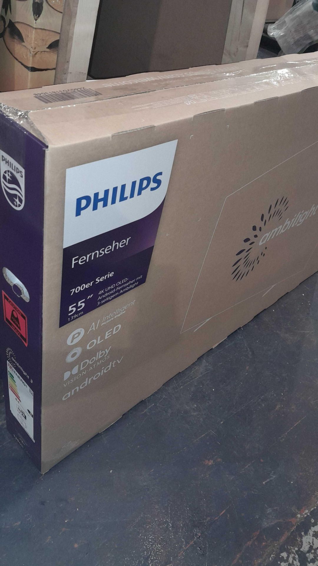 RRP £1100 Brand New Boxed Factory Sealed Phillips 55" Inch Tv - Image 2 of 2