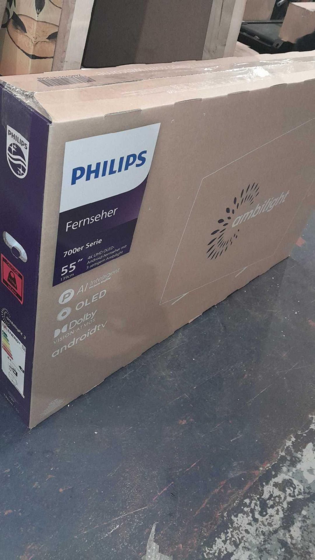 RRP £1100 Brand New Boxed Factory Sealed Phillips 55" Inch Tv - Image 2 of 2