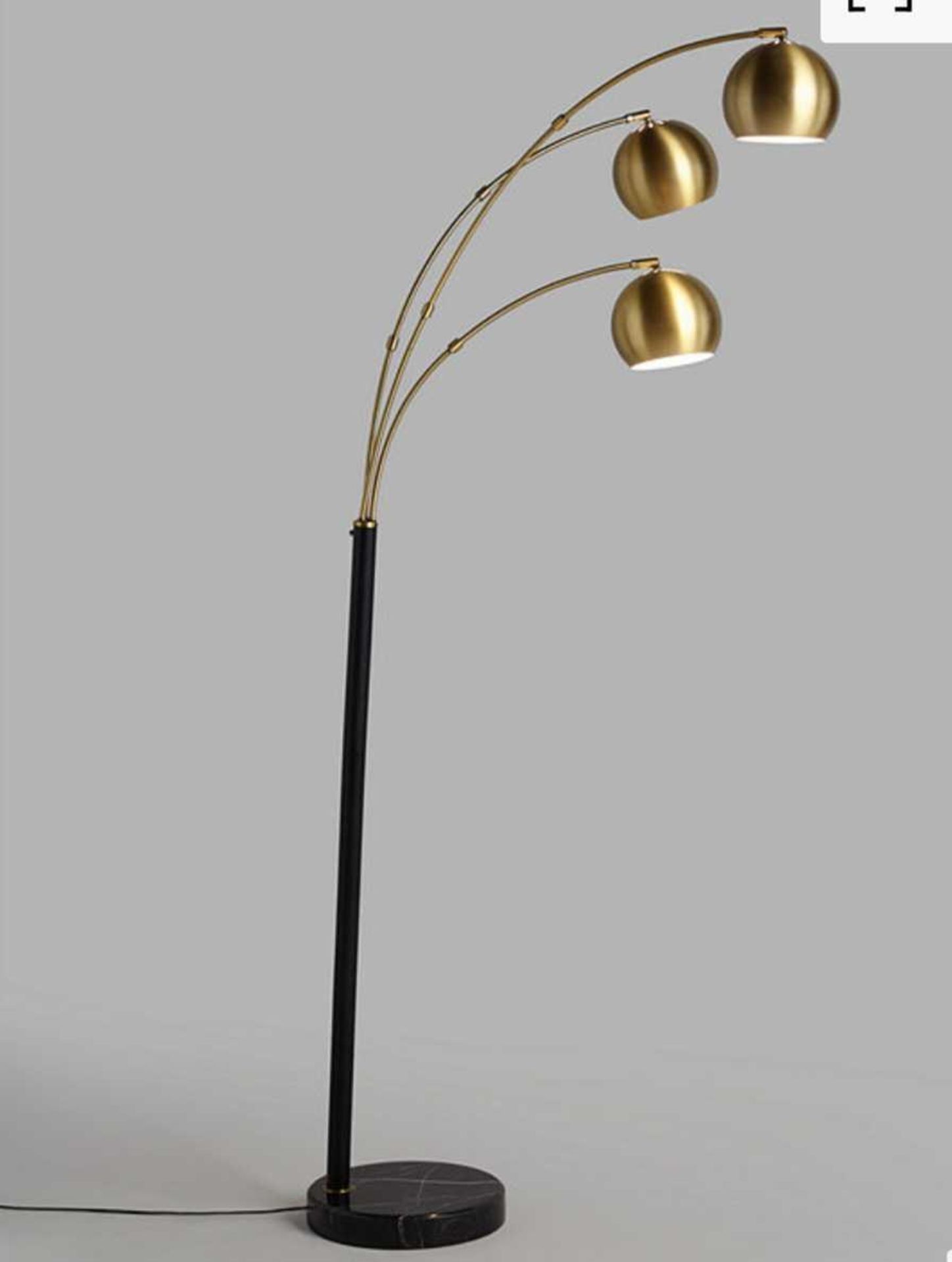 RRP £295 Lot Contains X4 Items One Included Is A John Lewis Hector 3 Head Floor Lamp - Image 3 of 4