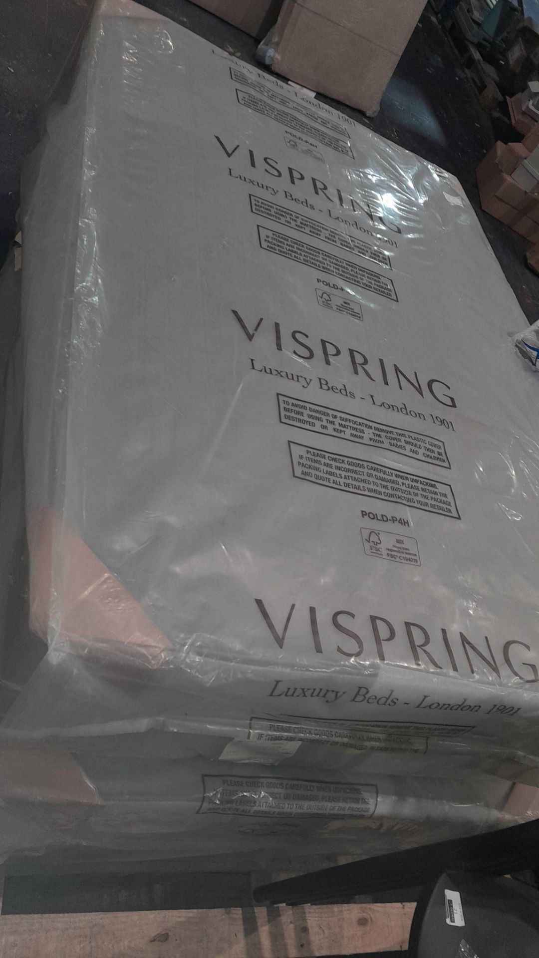 RRP £1,650 Factory Sealed Vispring Premier Divan Base Bed - Image 2 of 3