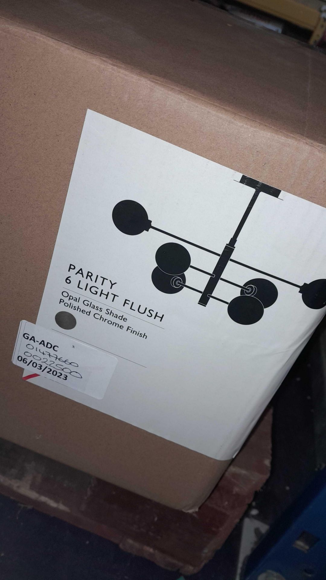 RRP £225 A Boxed Parity 6 Light Flush