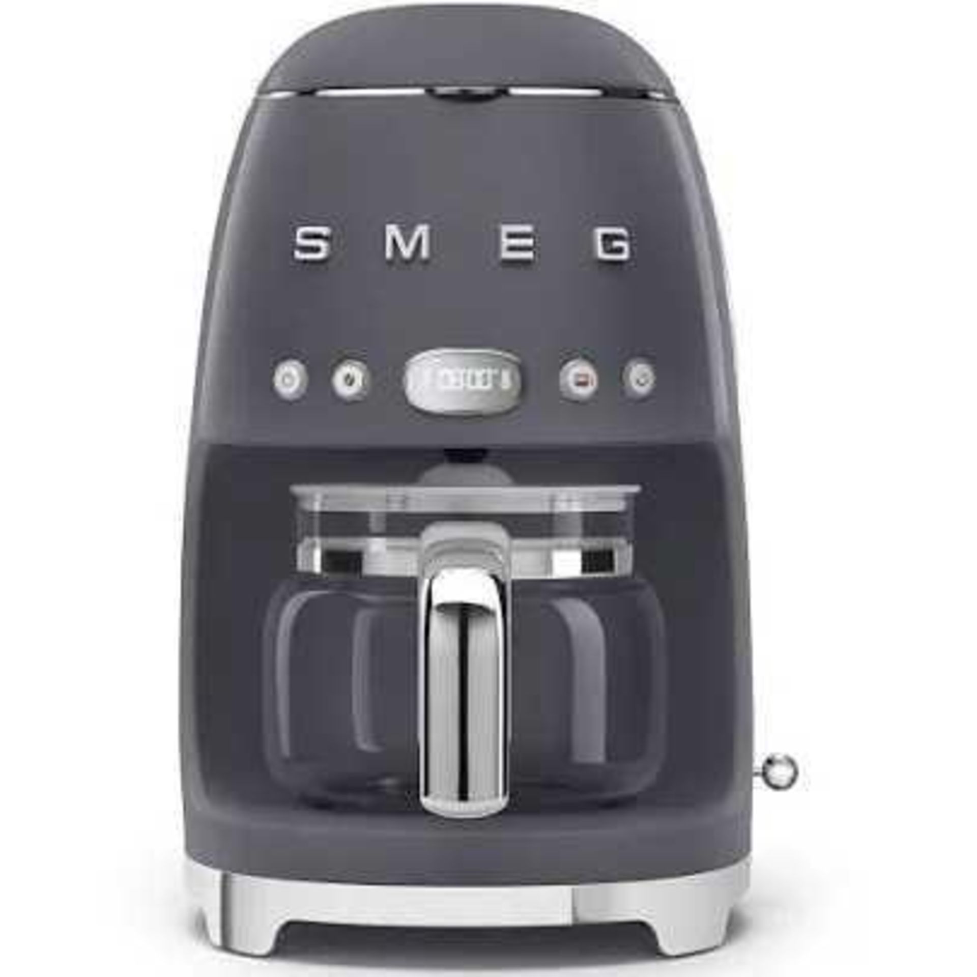 RRP £199 Smeg Dcf02Gruk Drip Filter Coffee Machine Slate Grey