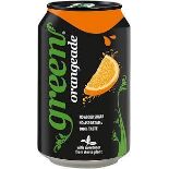 RRP £1616 (Approx. Count 64) spW47q9323o 58 x Green Orangeade Cans 24 Pack - Bulk Pack of 24 Cans