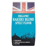 RRP £598 (Approx Count 50) (A60)Spw33N1220V 10 X Sharpham Park Organic Bakers Blend Spelt Flour, 1