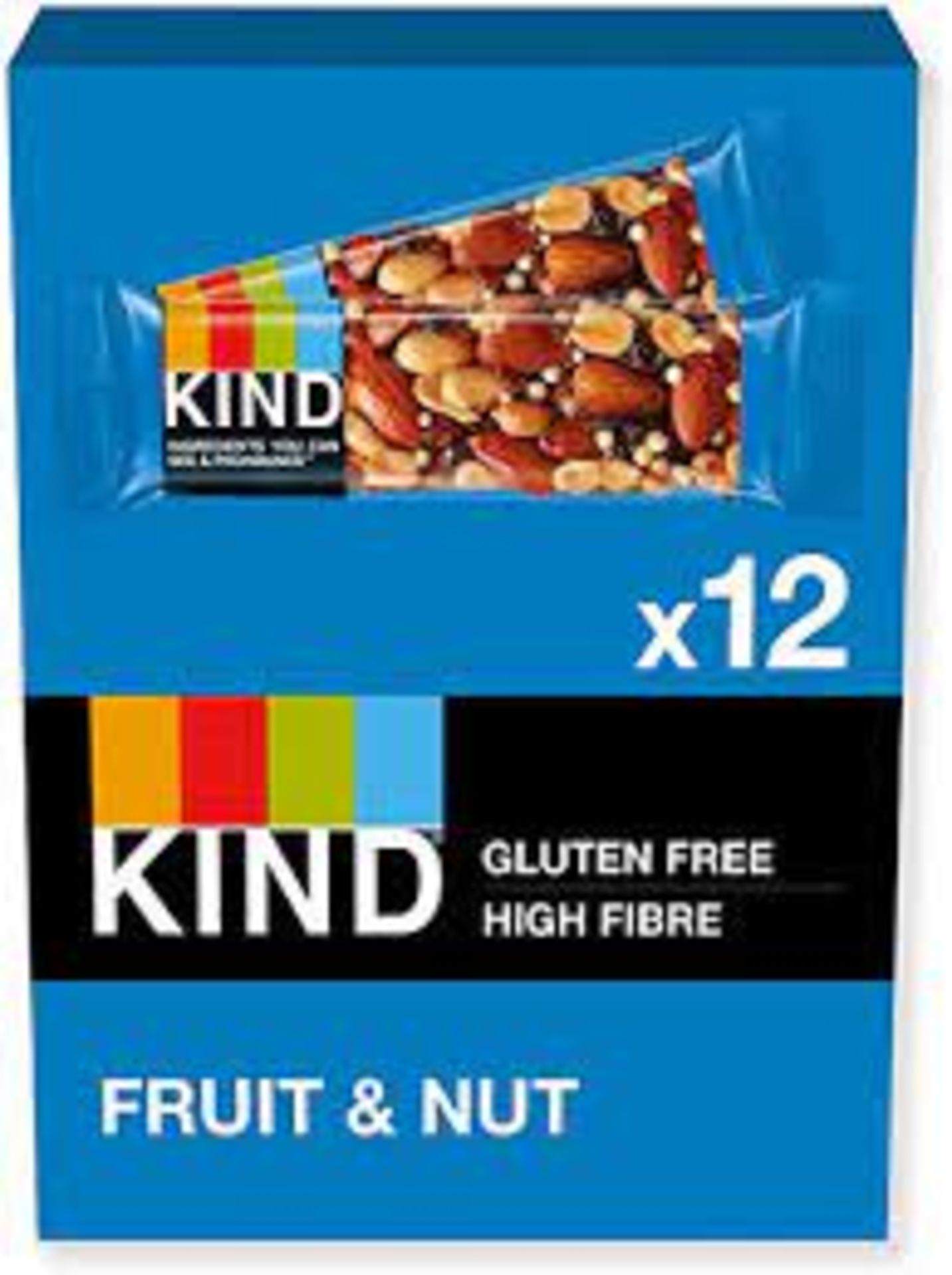 RRP £1056 (Approx. Count. 102)(C8)  31 x KIND Bars, Gluten Free Snack Bars, Fruit & Nut, 12