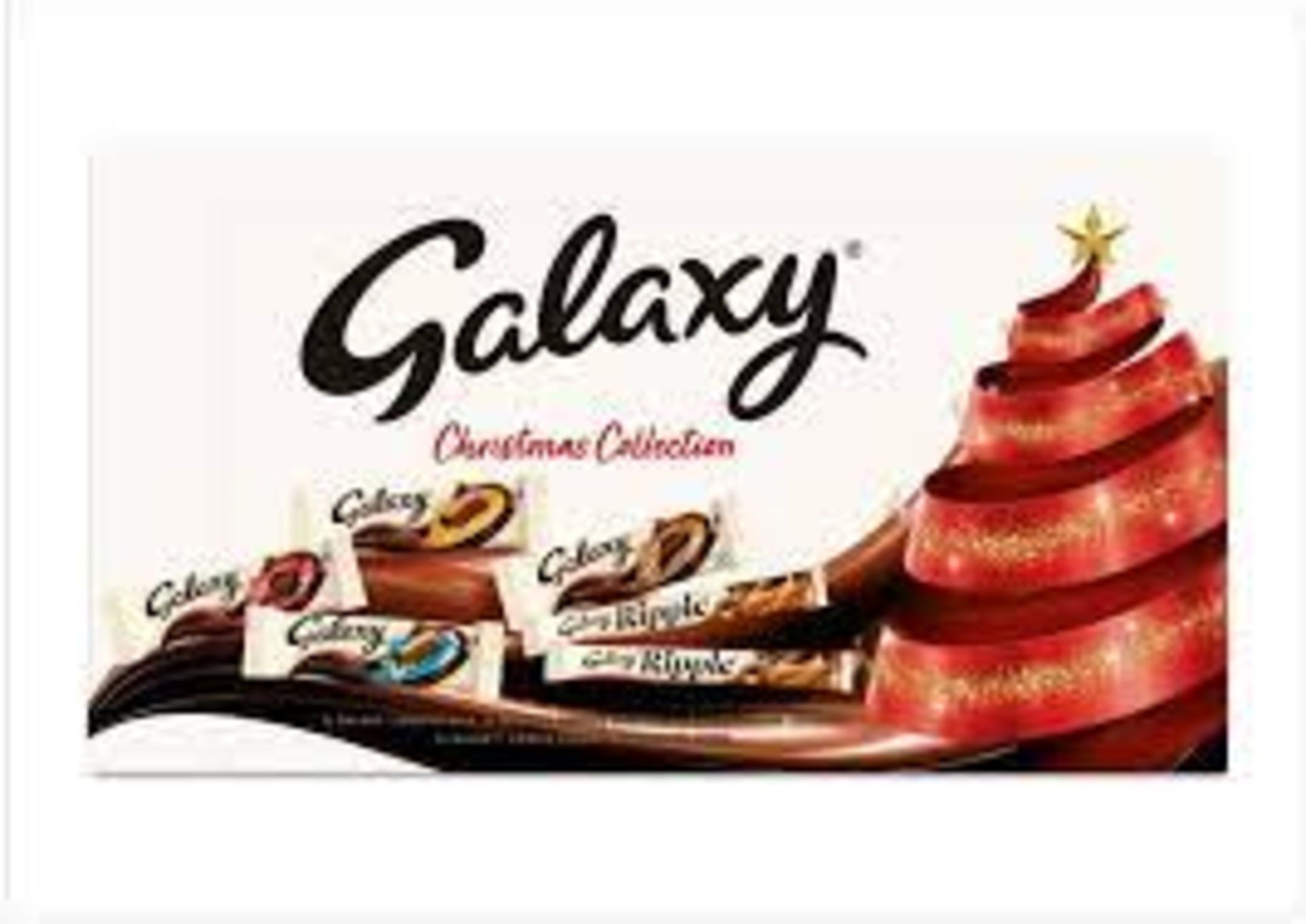 RRP £2151 (Approx. Count 207) (A44) spW26Y3952H 89 x Galaxy Christmas Chocolate Gift Box, 244g
