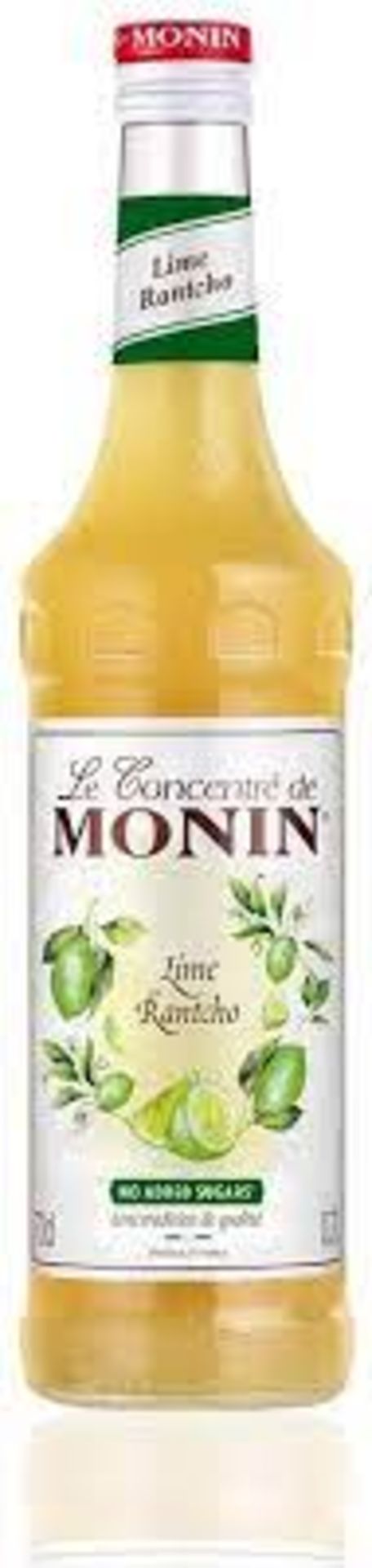 RRP £995 (Approx, Count 78) (A54) Spw30E6711K 1 X Monin Lime Rantcho Concentrate Syrups And Cordials