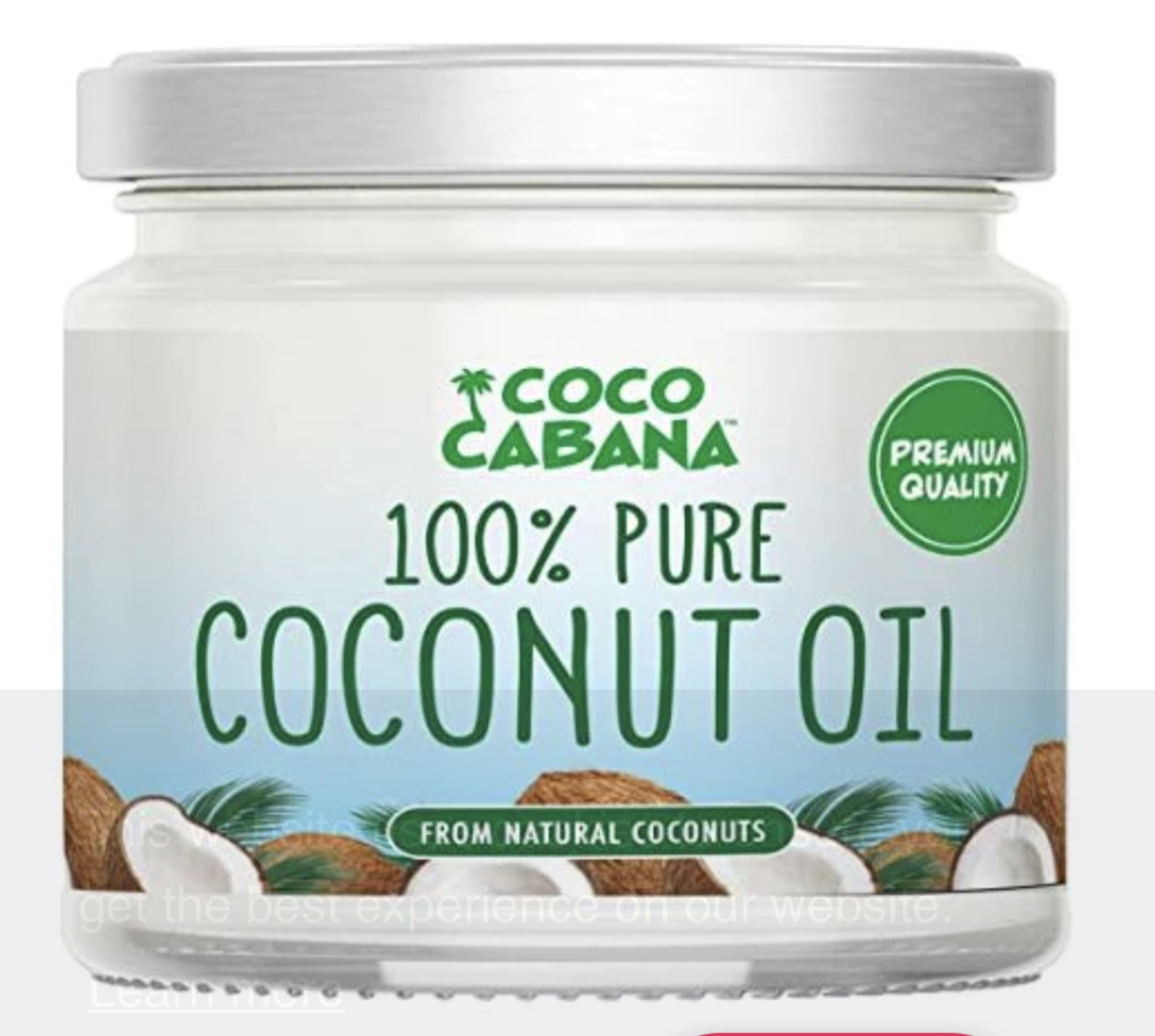 RRP £1293 (Approx Count 80)(C25) 16 x Coco Cabana 100% Pure Coconut Oil 300ml , Vegan Gluten & Dairy