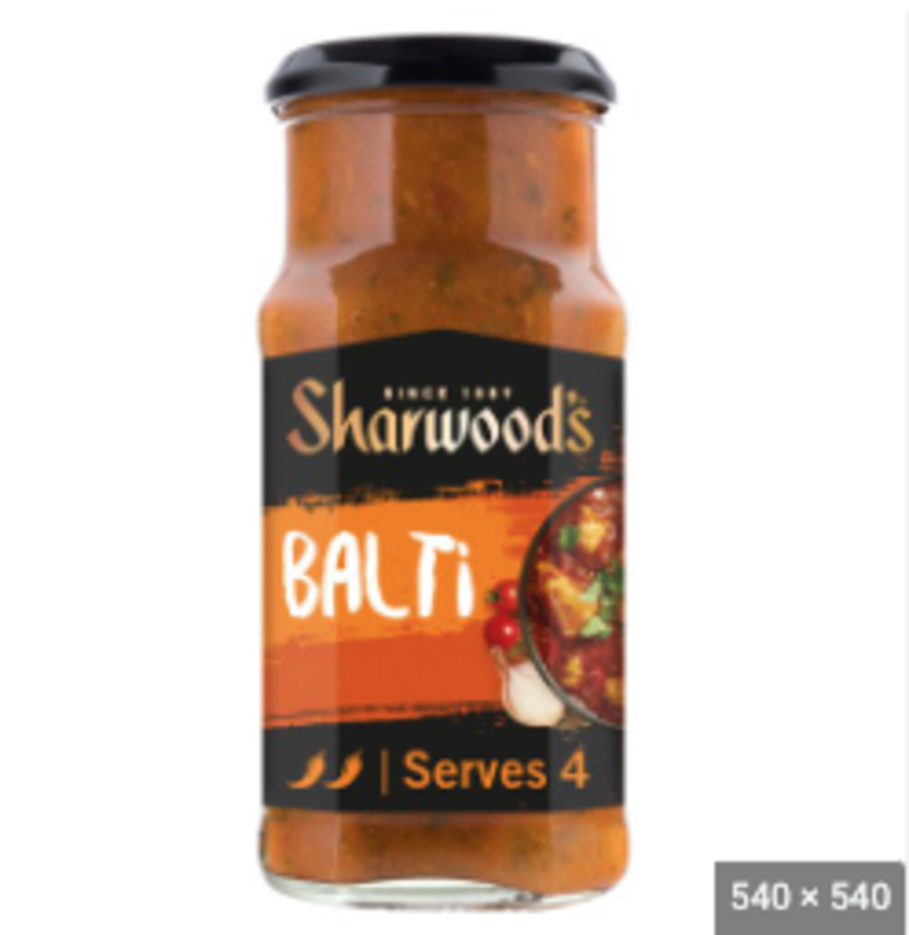 RRP £888 (Approx. Count 86) Spw56T1746H (Best Before 08/24) 32 X Sharwoods Balti Medium Sauce 420