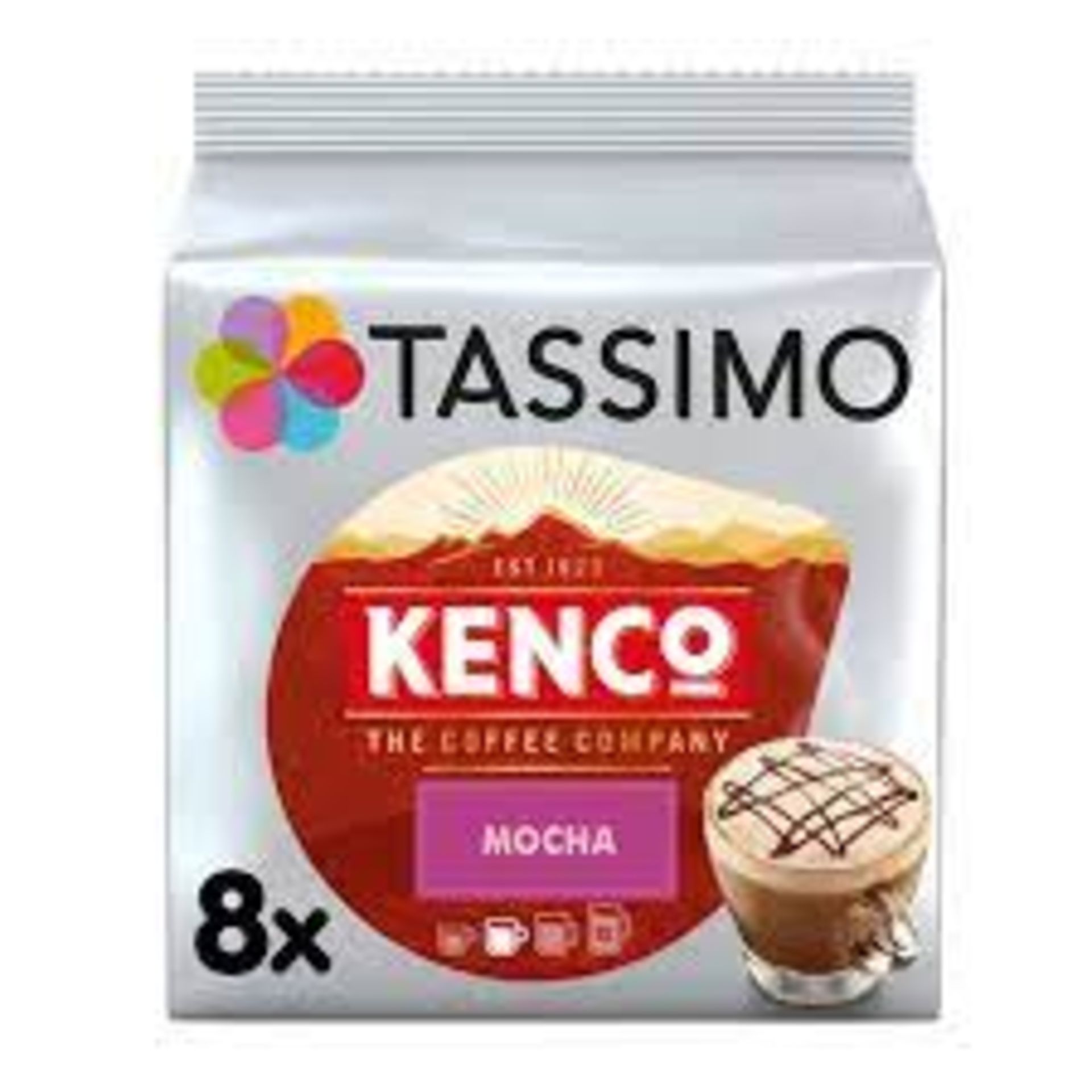 RRP £1341 (Approx. Count 102) spW56a1620E 48 x Tassimo Kenco Mocha Coffee Pods x8 (Pack of 5,