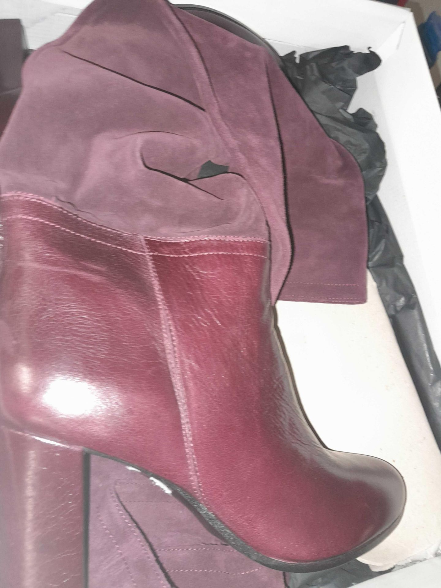 RRP £180 A Boxed John Lewis Knee Length Boots - Image 2 of 2