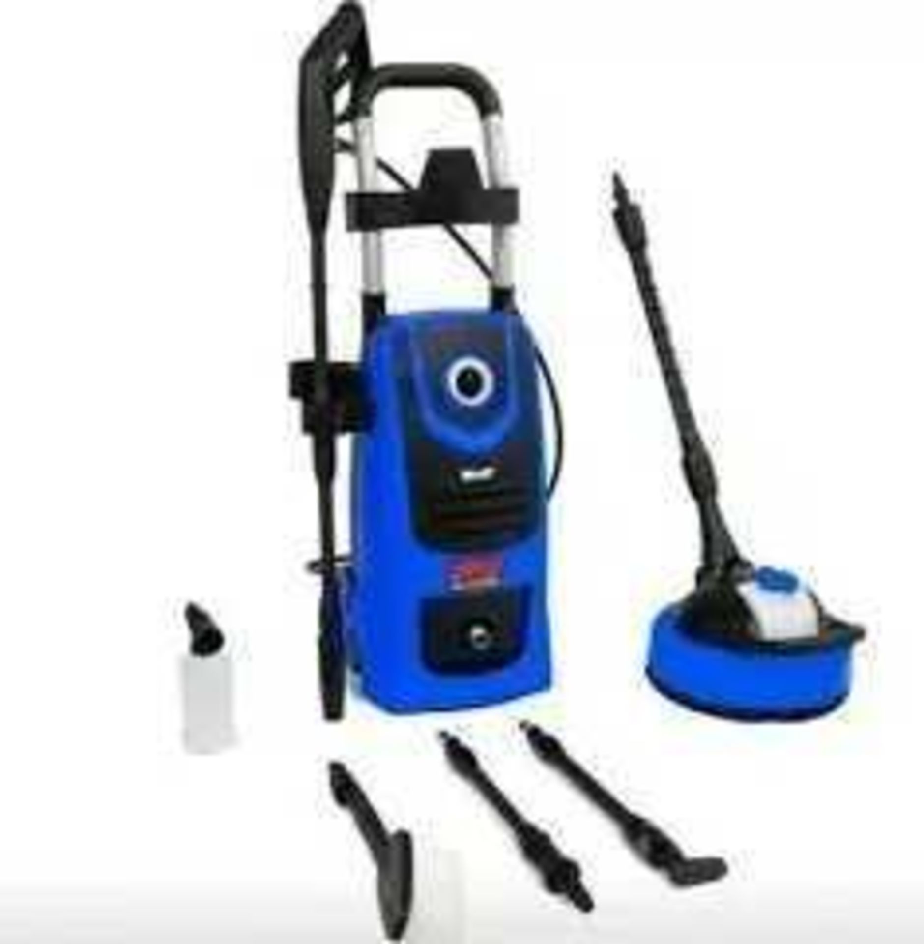 RRP £190 A Boxed Brand New Factory Sealed Wolf 140 Bar Super Blaster Pressure Washer With Outdoor &