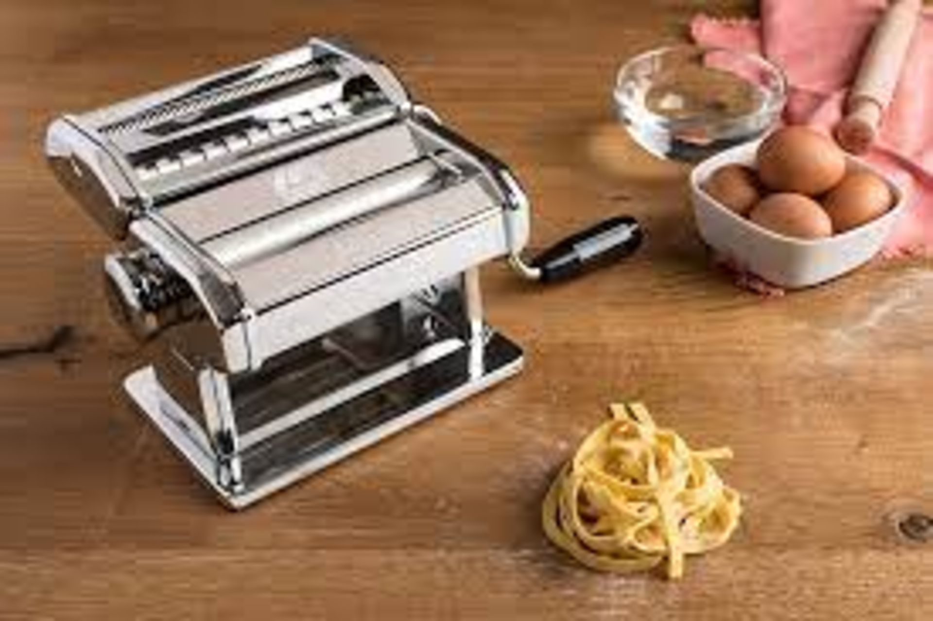 RRP £165 Lot Contains X2 Items One Being A Marcato Mulit Function Pasta Maker