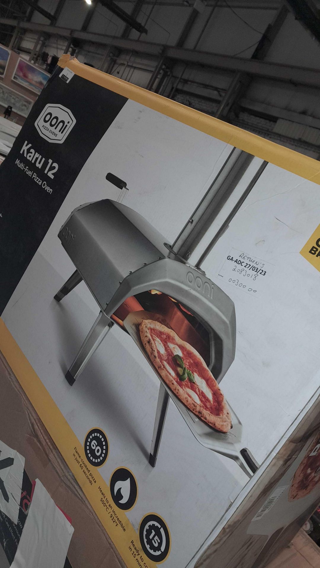 RRP £300 A Boxed Ooni Karu 12 Multi-Fuel Pizza Oven - Image 2 of 2