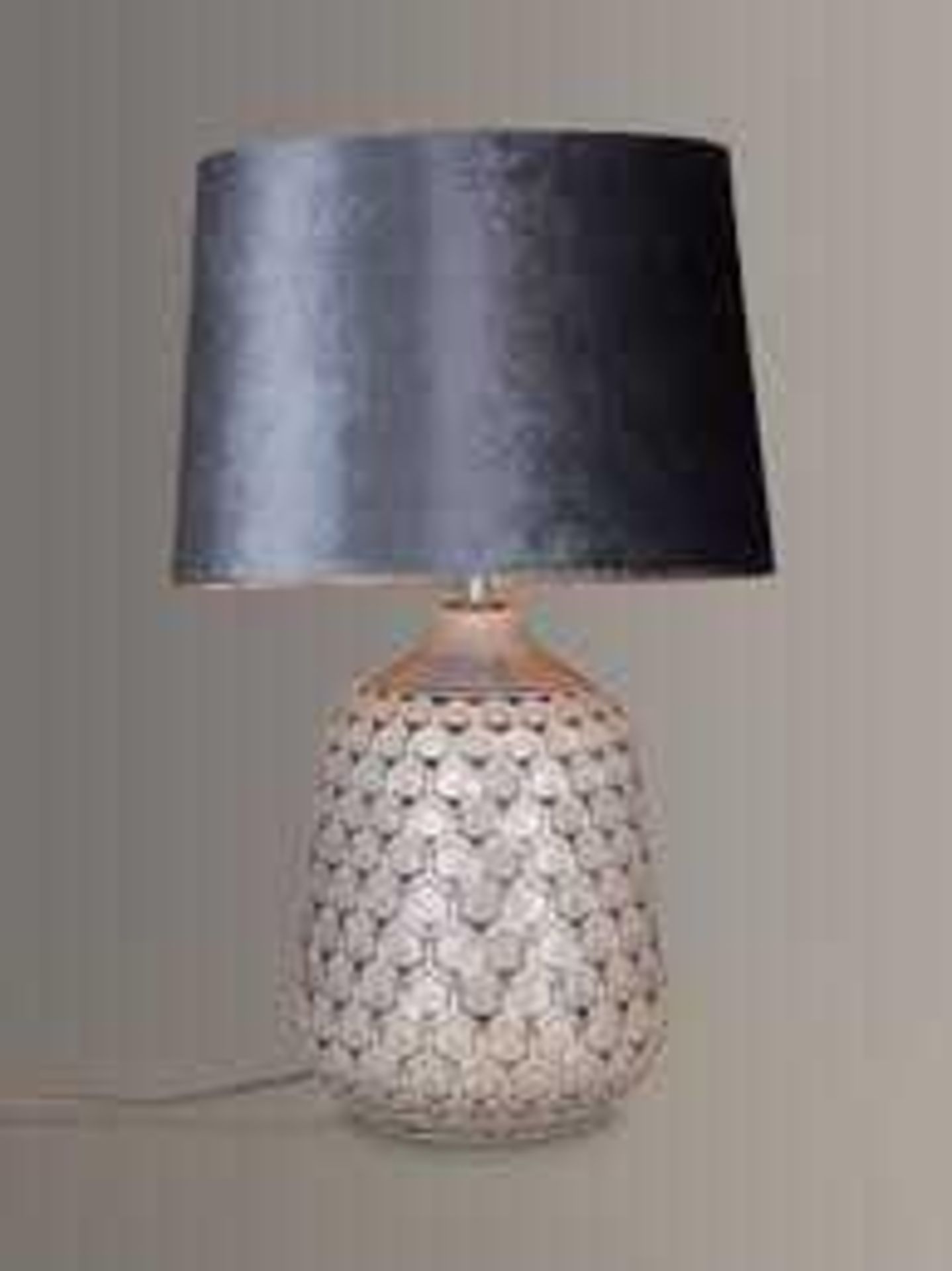 RRP £160 A Lot To Contain X2 Items Including Boxed John Lewis Natalie Ceramic Table Lamp