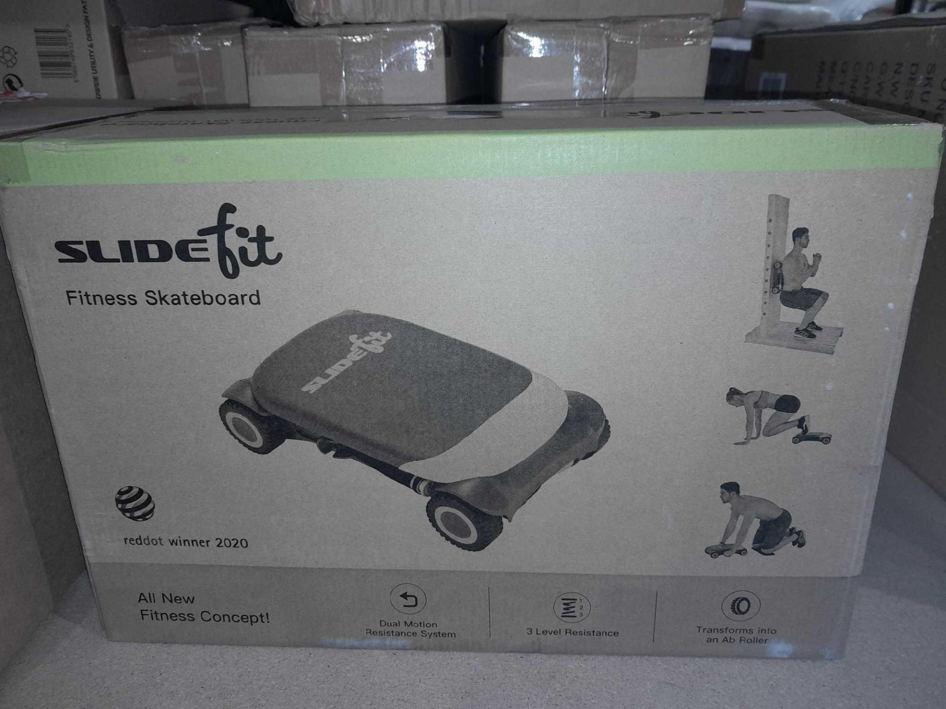 RRP £140 A Boxed Brand New Factory Sealed Wonder Core Slidefit Fitness Skateboard - Image 2 of 2