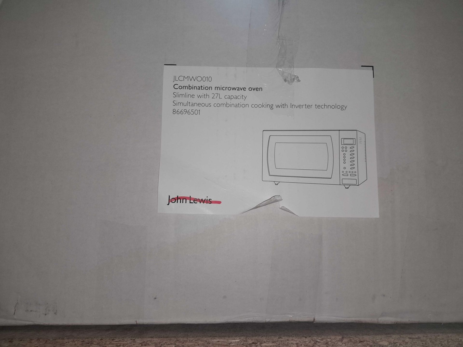 RRP £270 A Boxed John Lewis Microwave Oven - Image 2 of 2