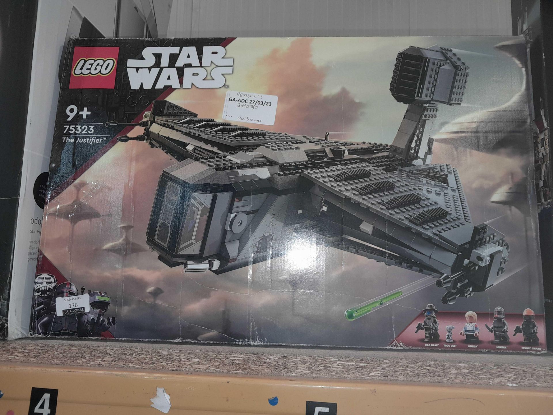 RRP £150 A Boxed Lego Star Wars The Justifier Bad Batch Set 75323 - Image 2 of 2